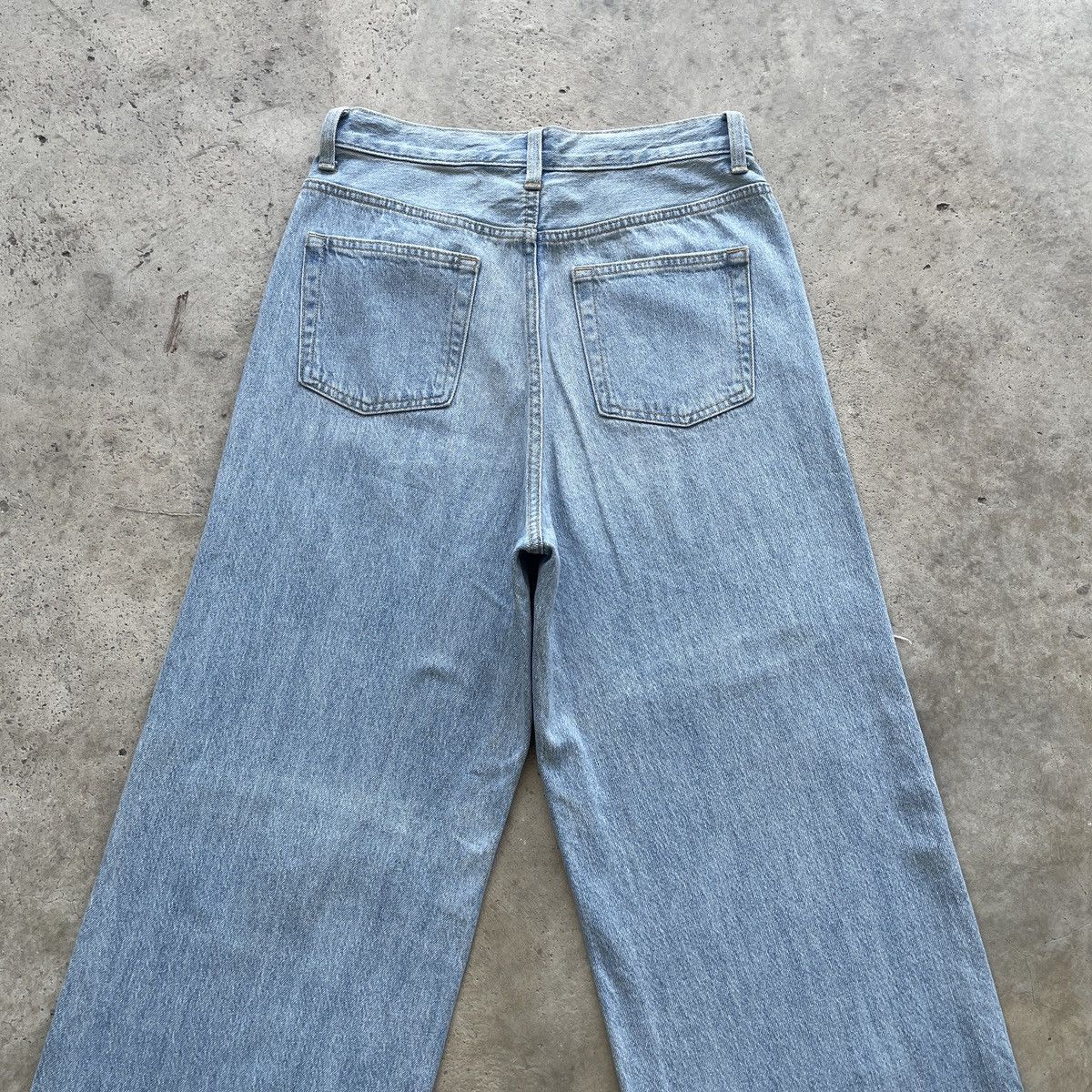 Japanese Brand Vintage Japanese Distressed FLARE Jeans Faded Denim Pants Size US 28 / EU 44 - 8 Thumbnail