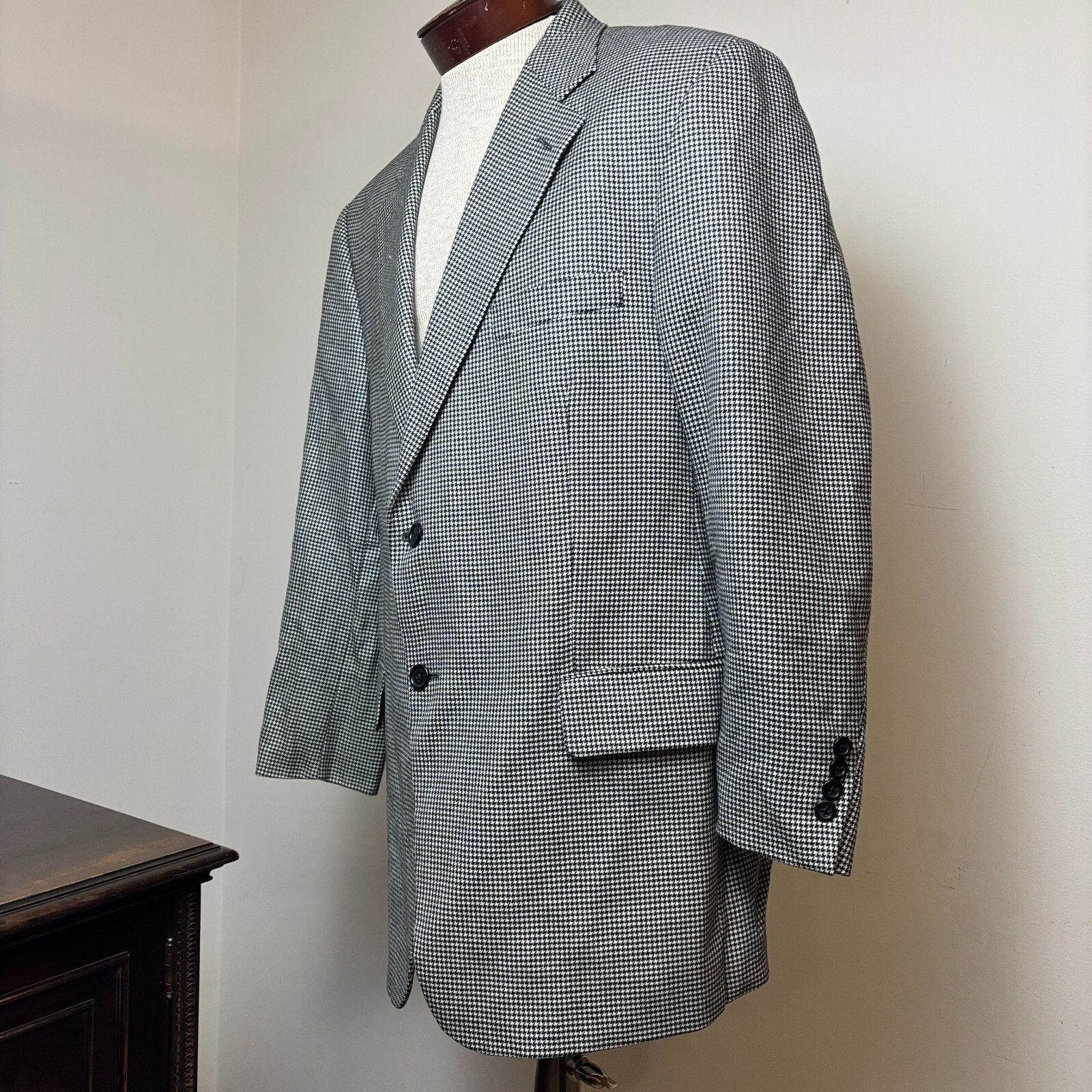 Nordstrom John W. Nordstrom Blazer Sz 44R Loro Piana Italy Cashmere Fl Size 44R - 6 Thumbnail