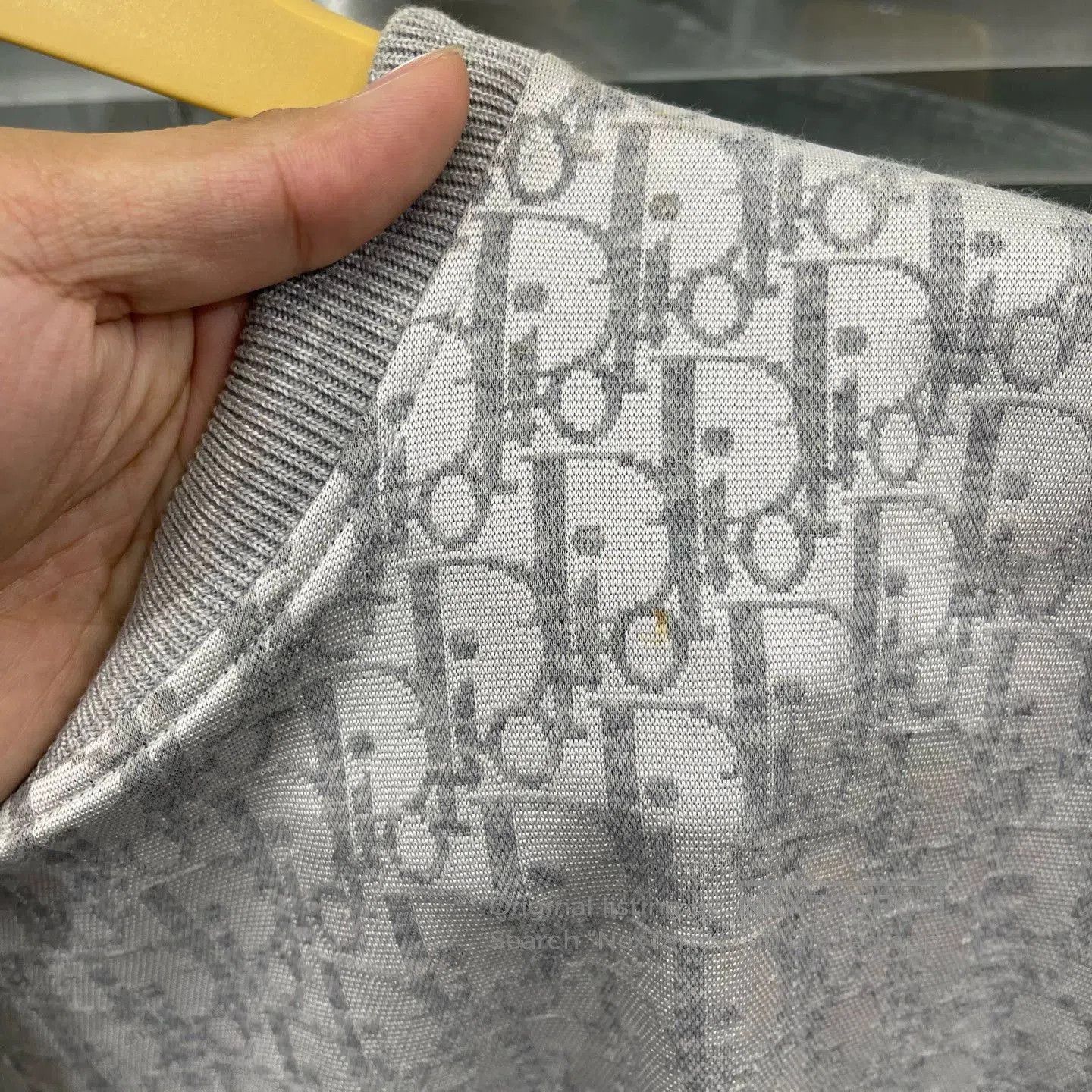 Dior Distressed Pattern Short Sleeve T-Shirt. Size US S / EU 44-46 / 1 - 6 Thumbnail