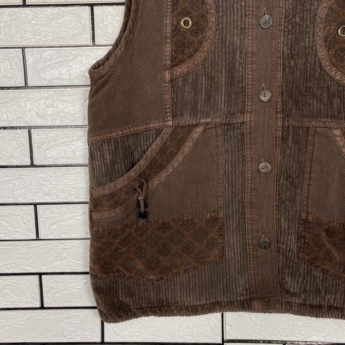 Japanese Brand 📌Vintage Vest Jacket Embroidery Unbranded Issey Miyake Size US M / EU 48-50 / 2 - 5 Thumbnail