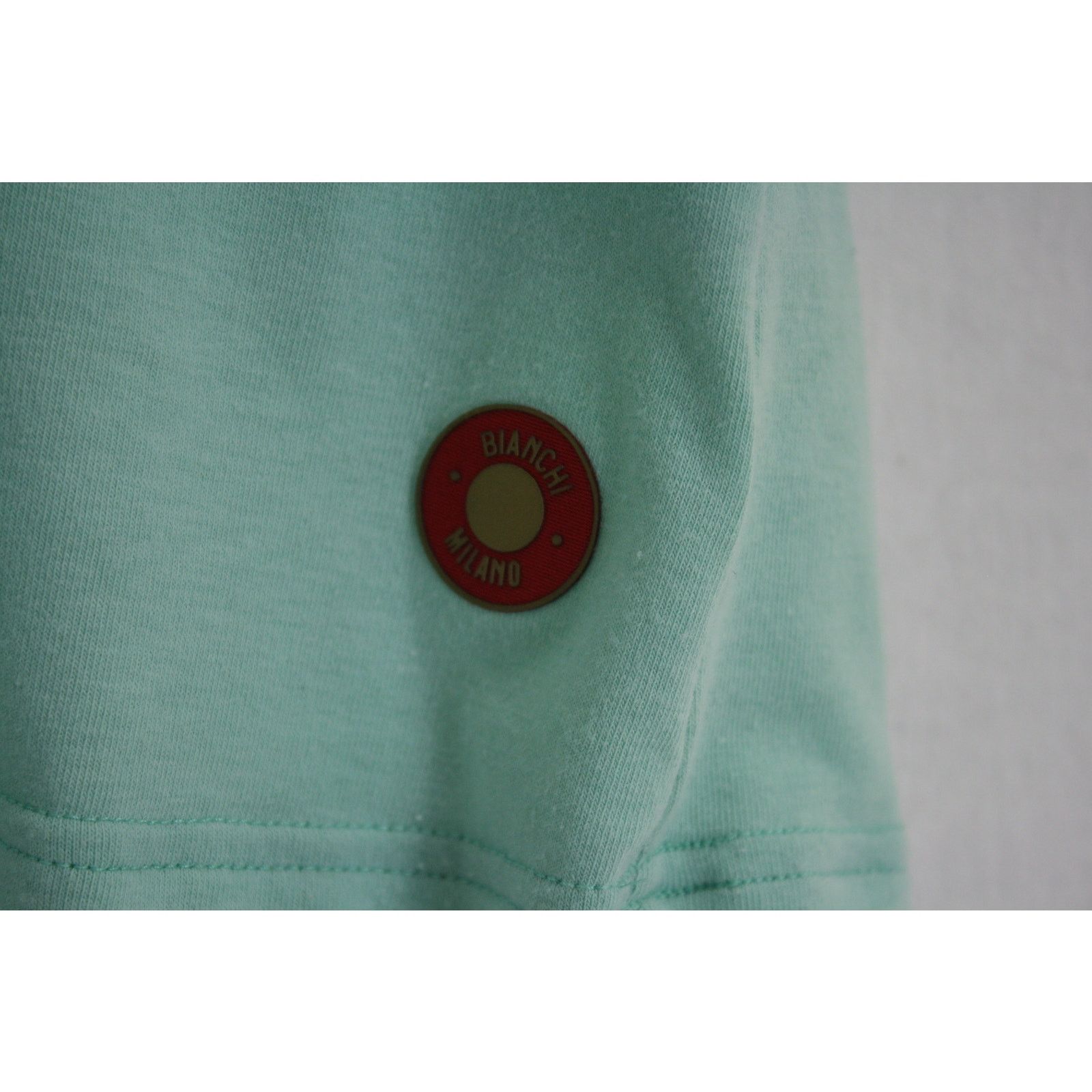 Vintage Vintage Bianchi Tri-Blend Thin Polo Cycling Shirt Jersey Size US M / EU 48-50 / 2 - 3 Thumbnail