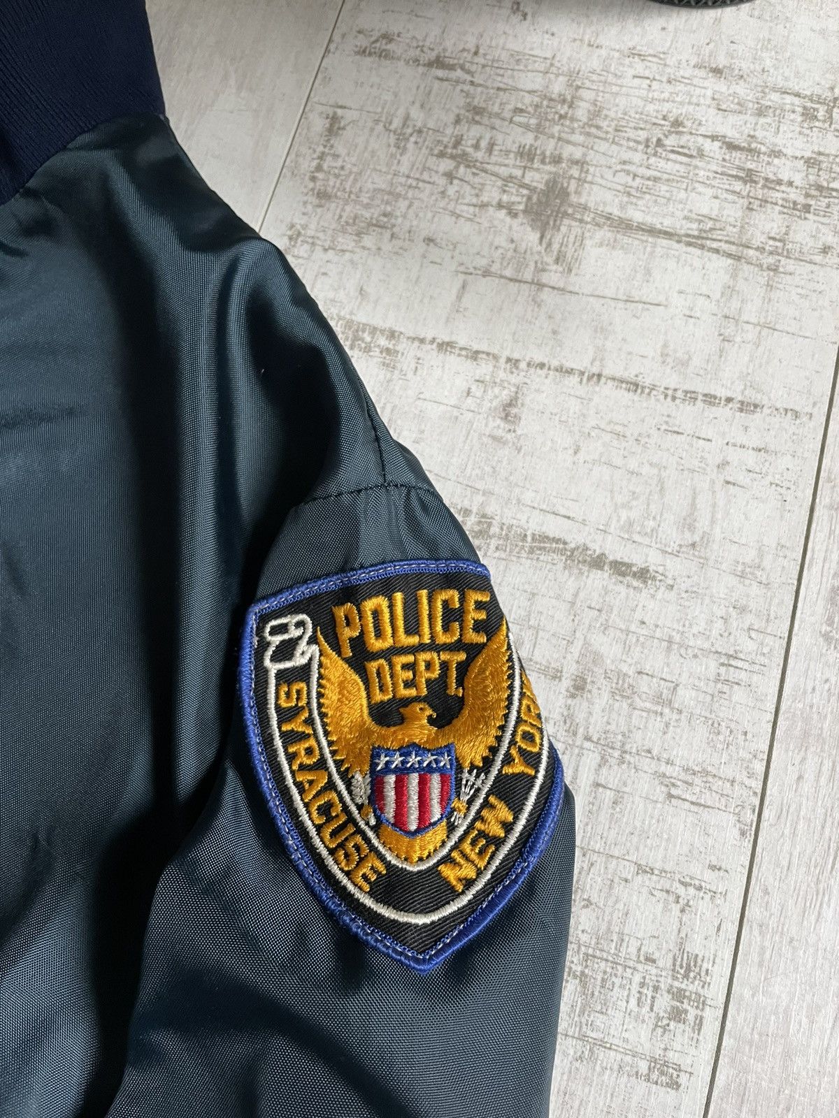 Vintage Police Dept Vintage 70’s Nylon Bomber Syracuse New York RARE Size US M / EU 48-50 / 2 - 4 Thumbnail