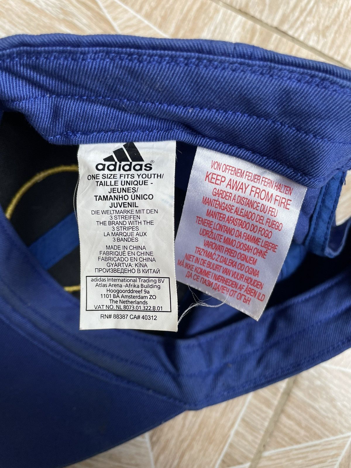 Adidas × Chelsea Soccer × Vintage Rare Drill Y2K Vintage Adidas Chelsea 2010 Football Logo Cap Size ONE SIZE - 9 Thumbnail