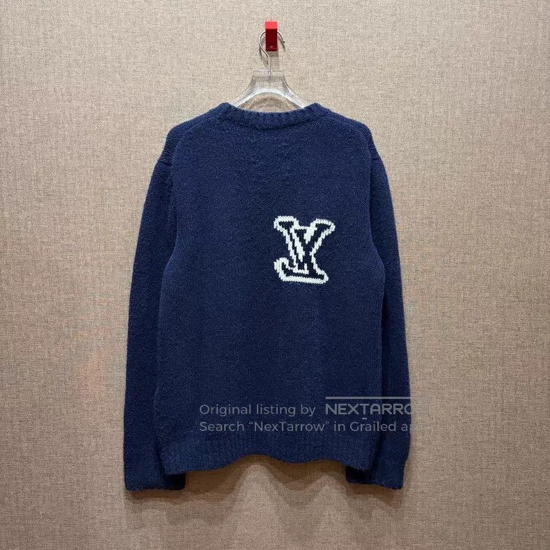 Louis Vuitton Louis Vuitton SS26 chest logo teddy sweater Size US XL / EU 56 / 4 - 2 Thumbnail