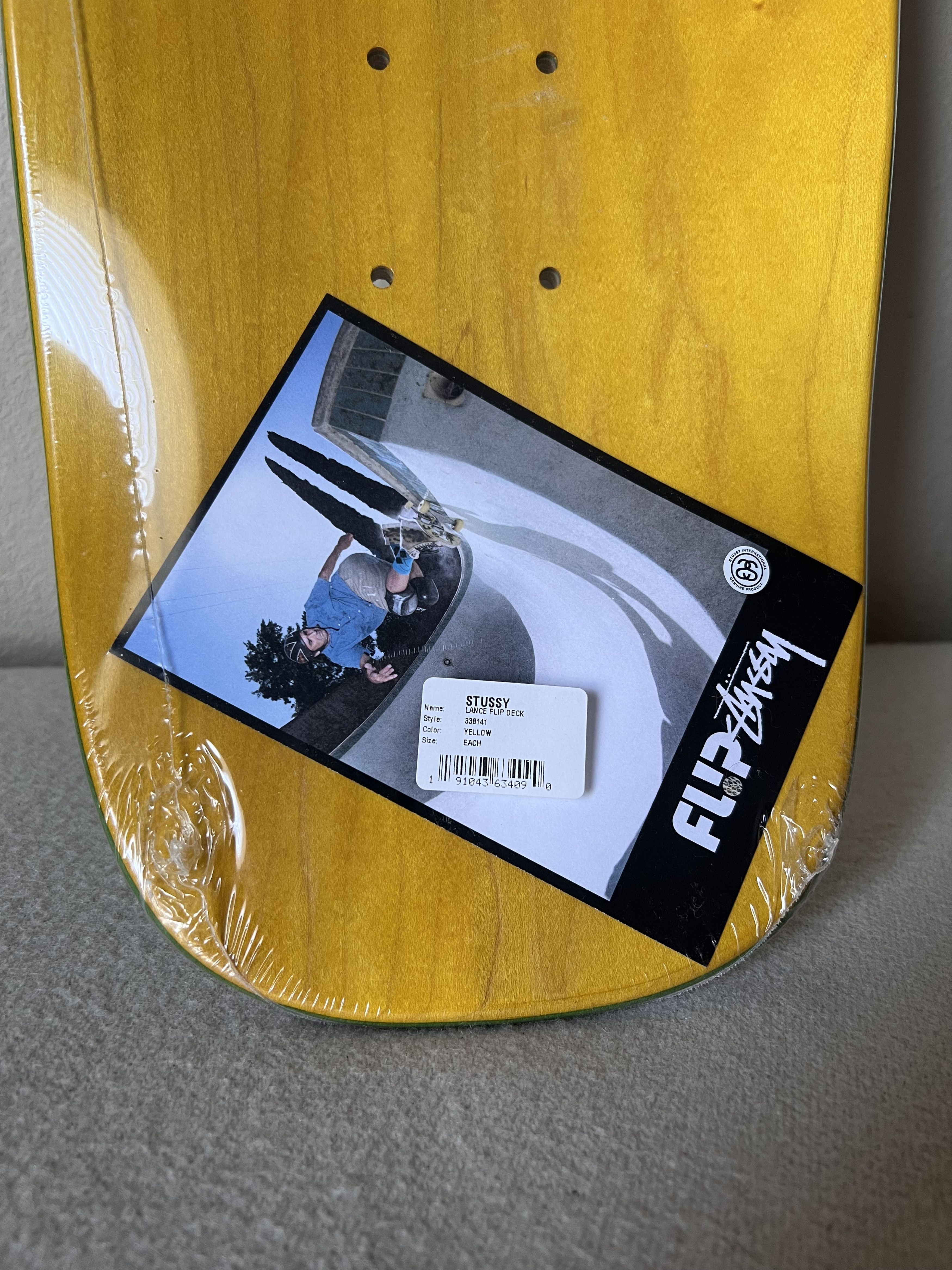 Flip Skateboards Stussy Lance Mountain Flip Skateboard Deck Size ONE SIZE - 4 Thumbnail
