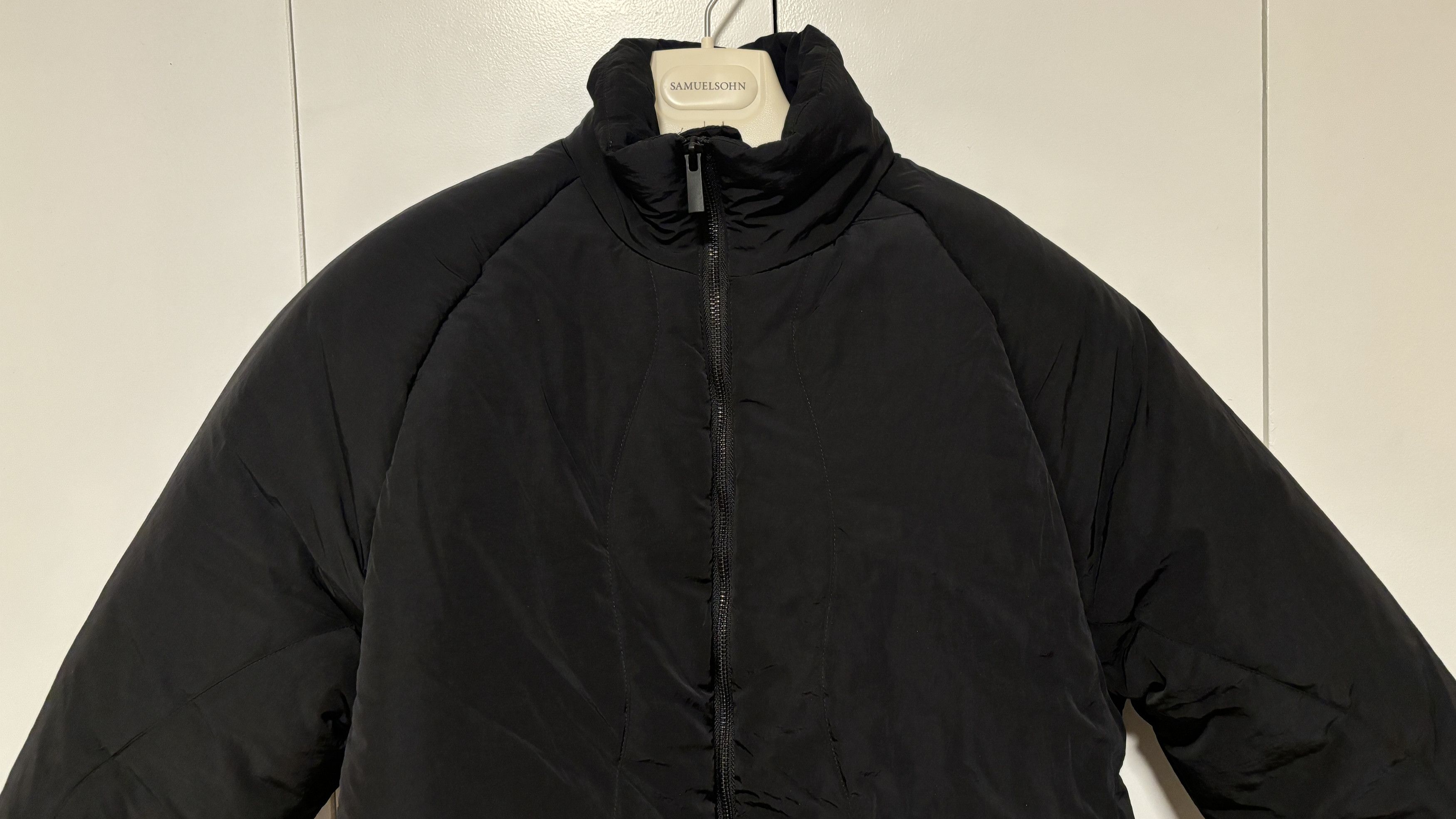 Cottweiler USD$850 BNWT Erosion Puffa Black Bomber Jacket M-L Size US M / EU 48-50 / 2 - 2 Thumbnail