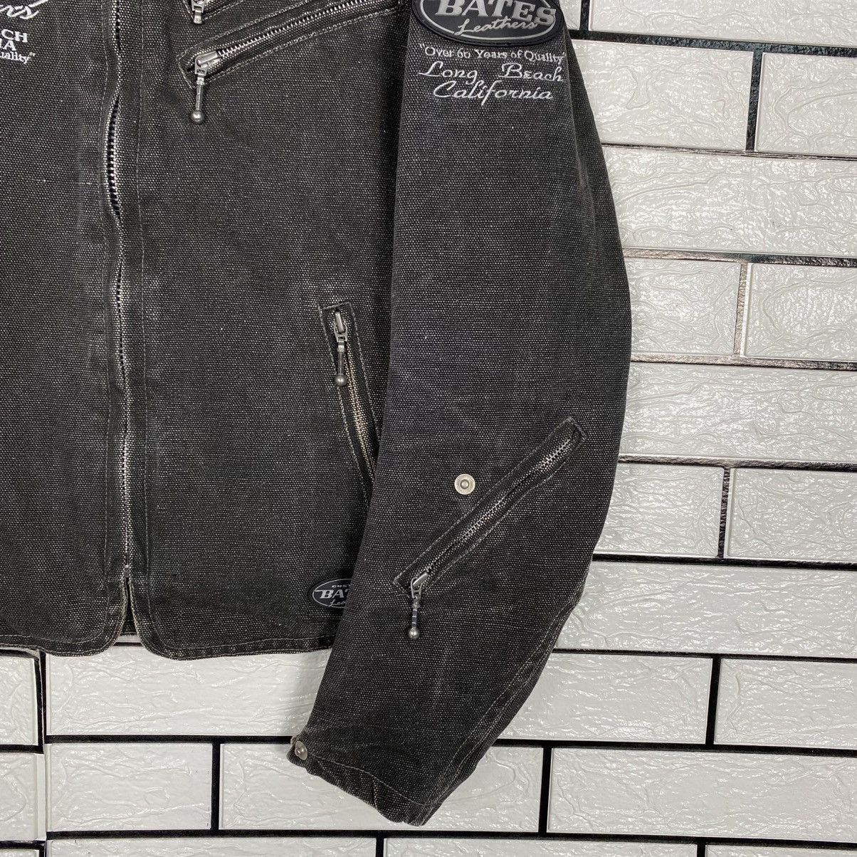 Japanese Brand 🔥VINTAGE BIKER JACKET CUSTOM BATES LEATHERS BIG LOGO Size US L / EU 52-54 / 3 - 5 Thumbnail