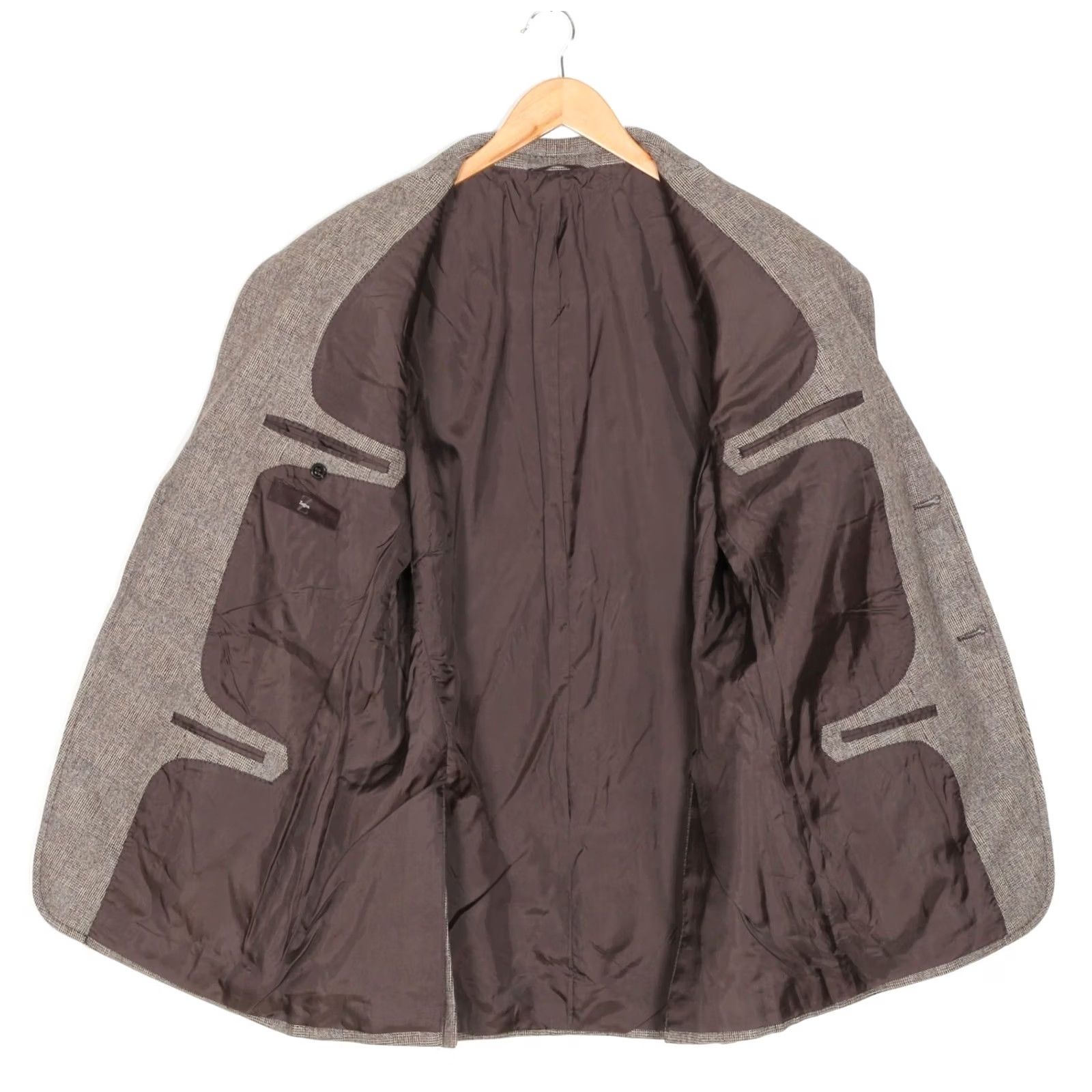 Z Zegna Z ZEGNA Classic Wool Angora Check Blazer Jacket Men Size 52 L MJ4501 Size 52R - 3 Thumbnail