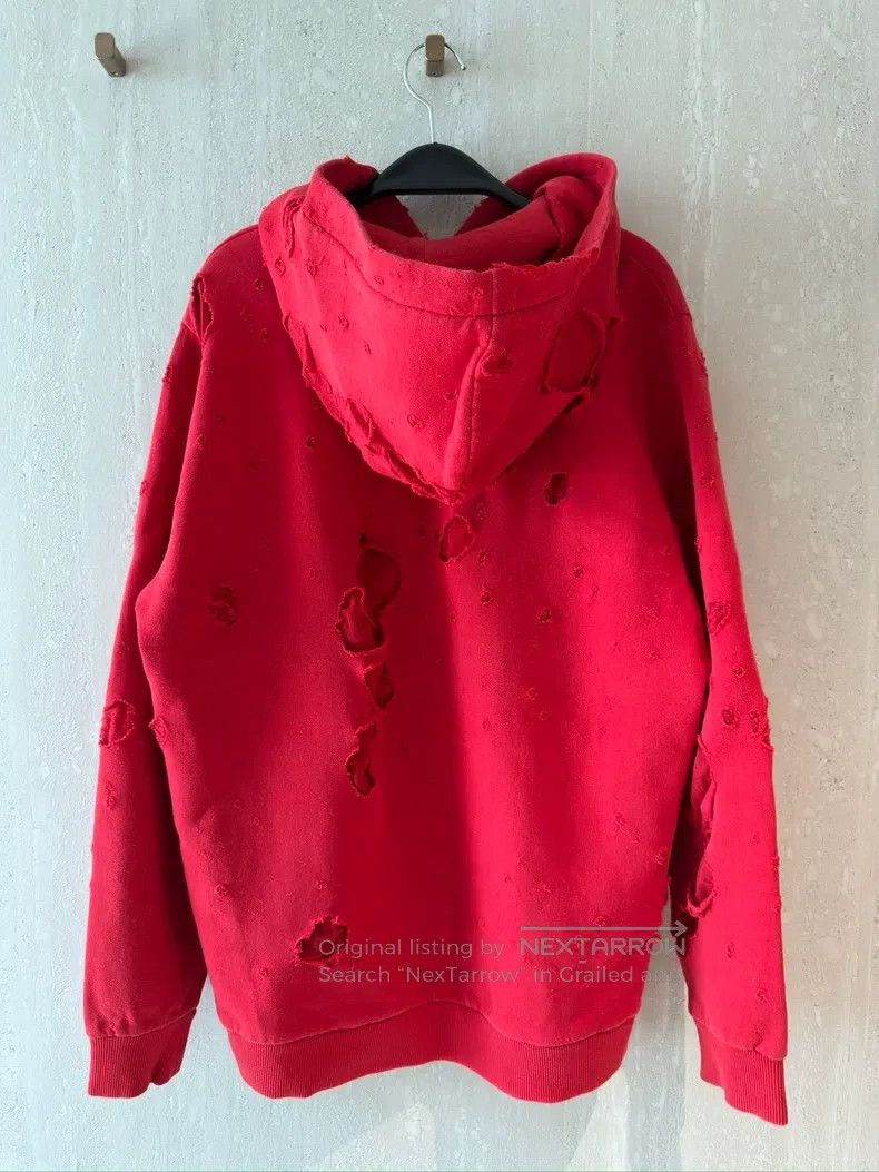 Givenchy Givenchy Best-Selling Red Large Hole Letter Logo Hoodie wi Size US M / EU 48-50 / 2 - 5 Thumbnail
