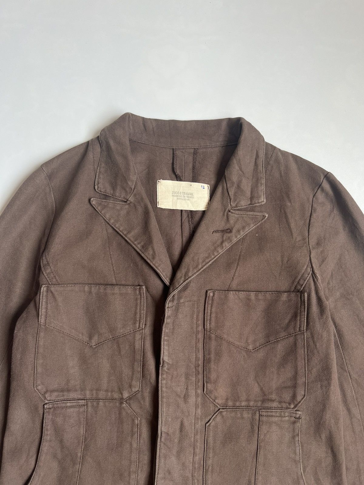 CABANE de ZUCCa Zucca Travail Long Jacket Made In France Size US S / EU 44-46 / 1 - 3 Thumbnail