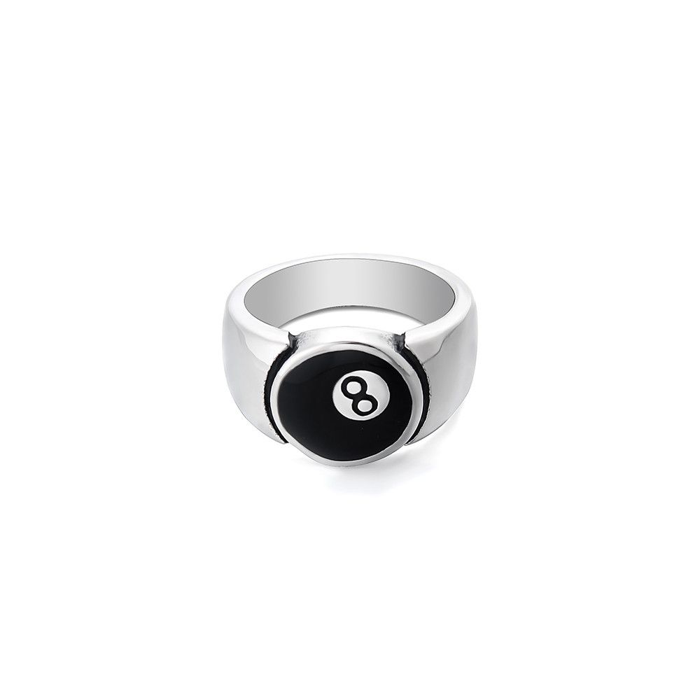 Jewelry Punk Jewelry Rings Open Size Chrome Ring (Size 7-13) Size ONE SIZE - 5 Thumbnail