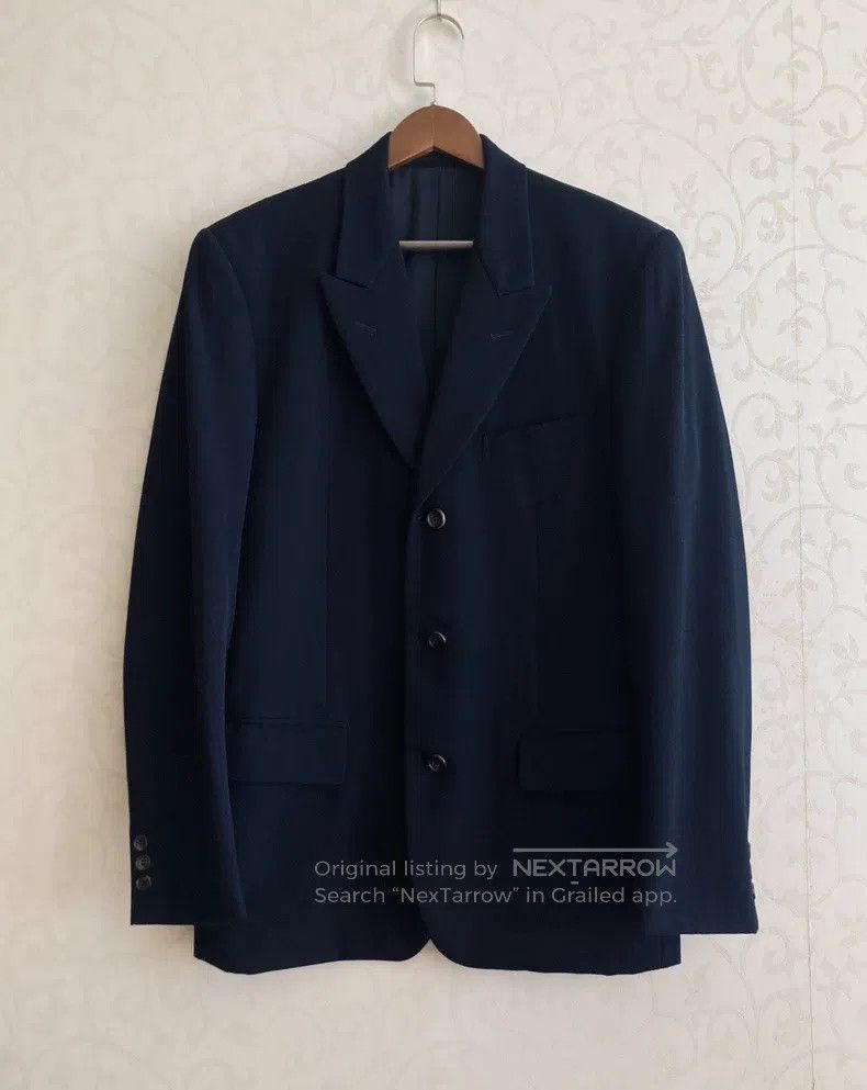 Comme des Garcons Comme Des Garcons Twill wool notched lapel blazer Size US S / EU 44-46 / 1 - 2 Thumbnail