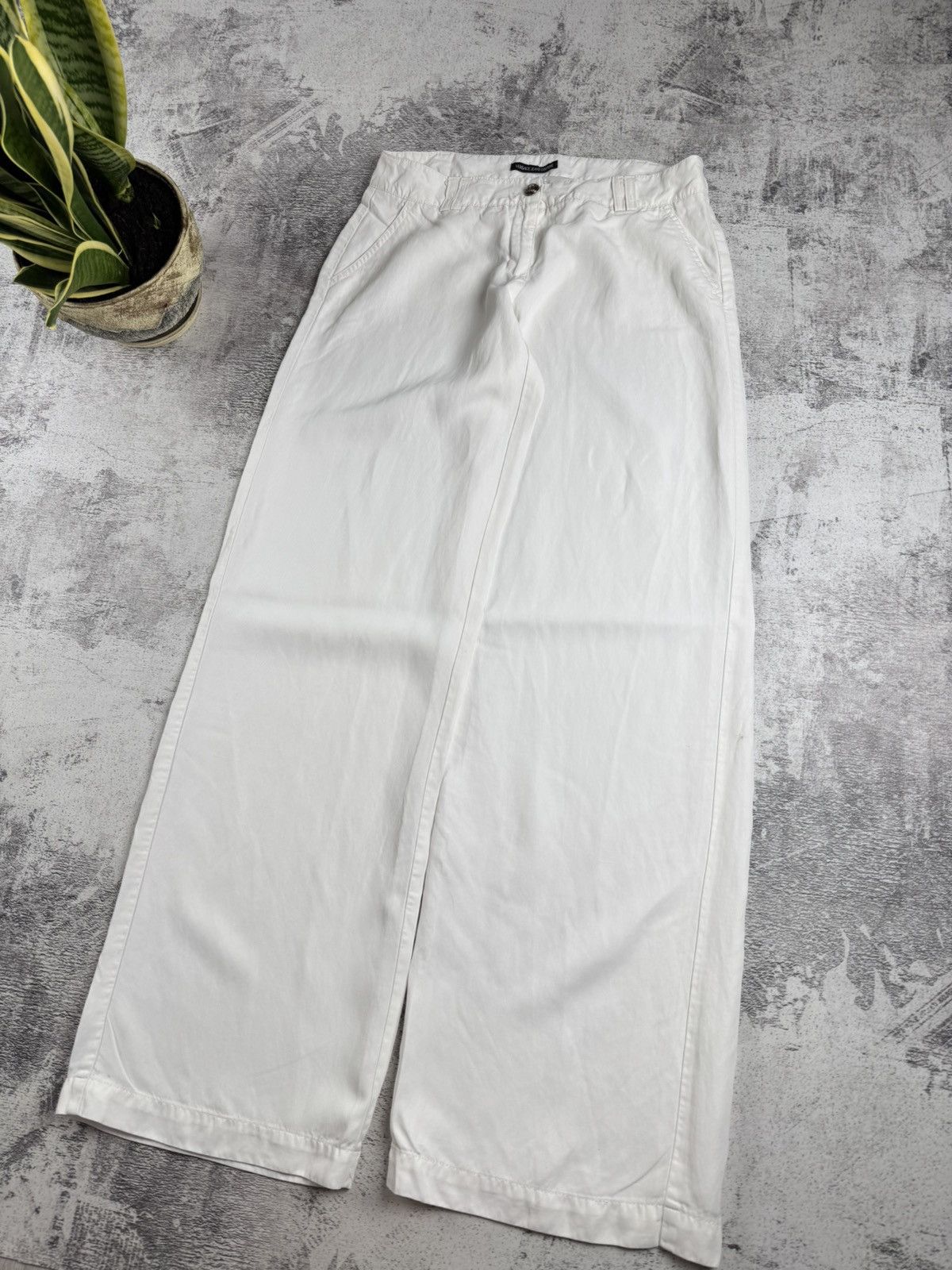 Versace Jeans Couture Versace VJC Over Wide Leg Baggy Classic 00s Pants Trousers Size 30" / US 8 / IT 44 - 3 Thumbnail