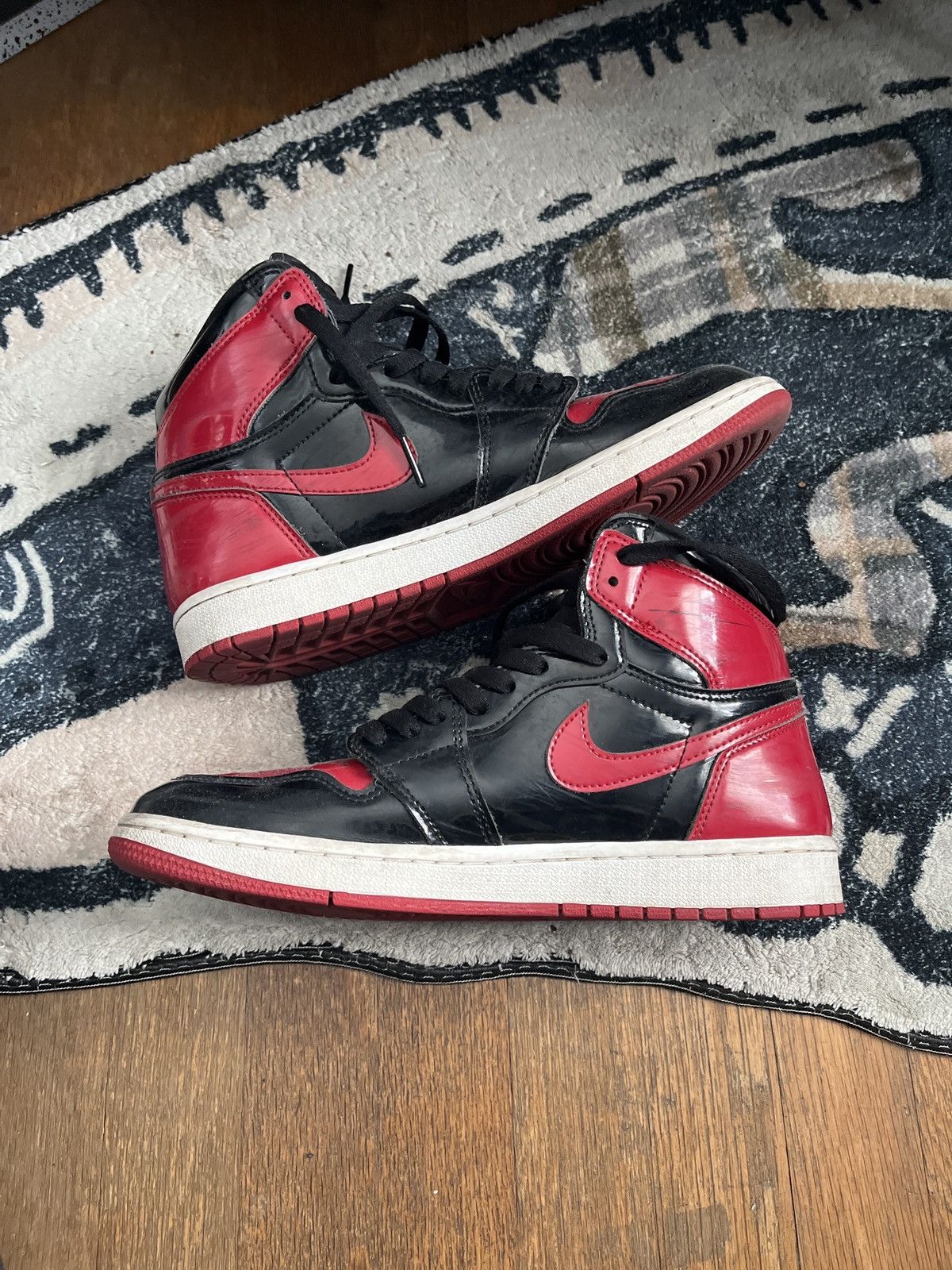 Jordan Brand Patent Bred 1s Size 8.5 Size US 8.5 / EU 41-42 - 2 Thumbnail