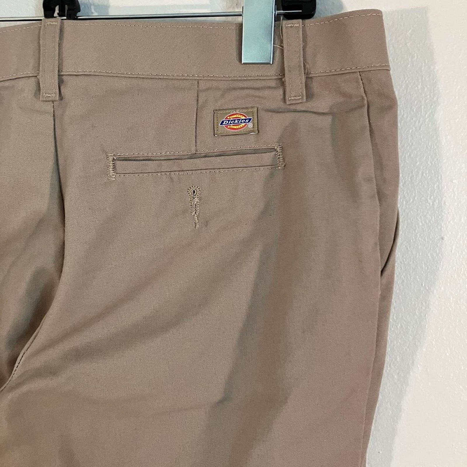 Dickies Dickies Khaki Chino Straight Leg Work Slacks Size 34" / US 12 / IT 48 - 3 Thumbnail