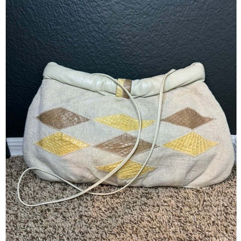Vintage Vintage Marcel Snakeskin crossbody clutch Size ONE SIZE - 1 Thumbnail