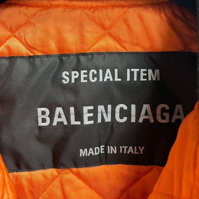 Balenciaga Balenciaga Black NASA Embroidered MA-1 Zip Jacket-2506 Size US XL / EU 56 / 4 - 3 Thumbnail