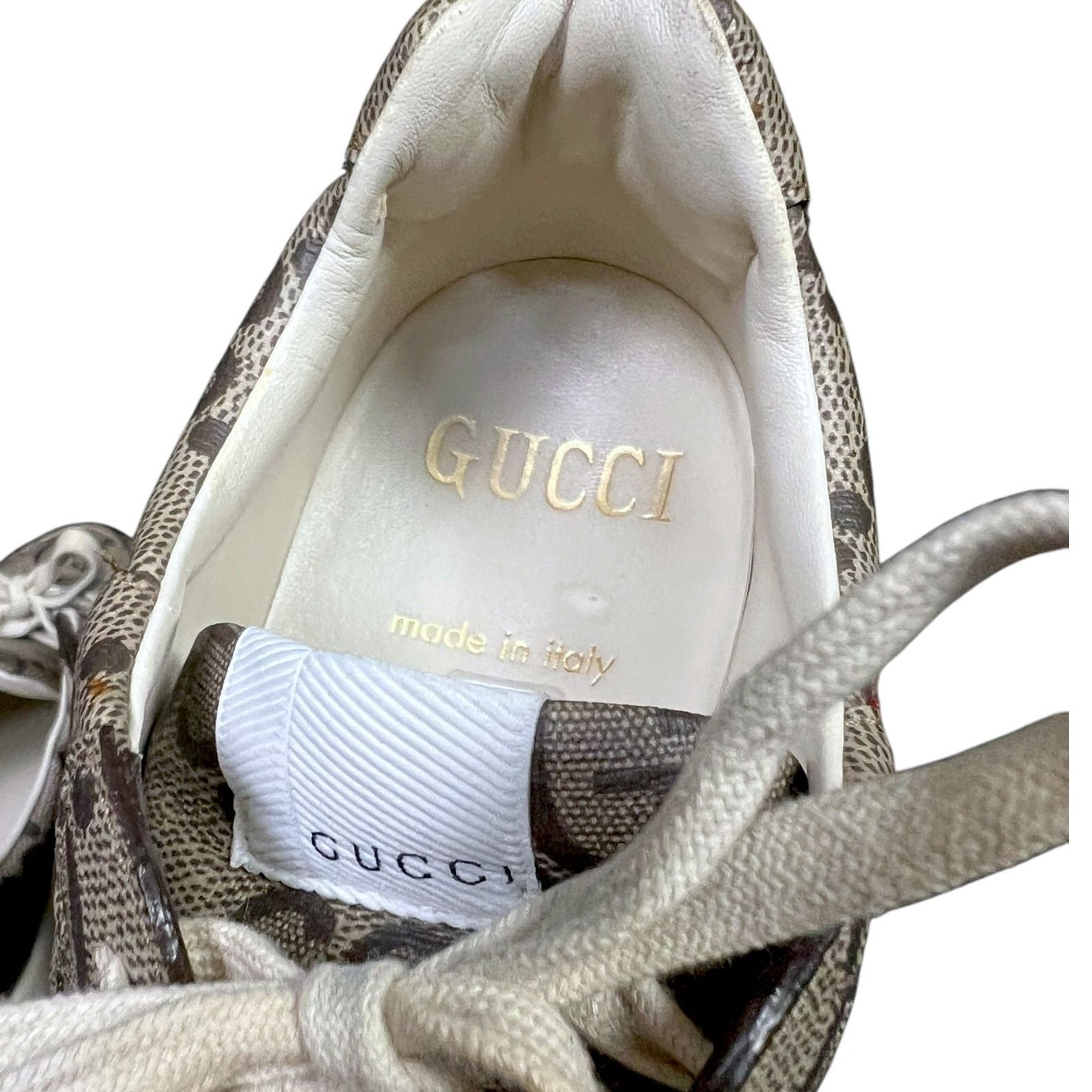 Gucci Gucci Rhyton GG Sneakers Men All Over Logo US8 $1,190 Retail Size US 8 / EU 41 - 7 Thumbnail