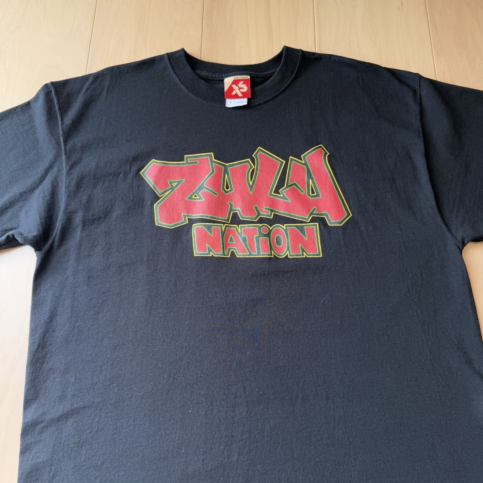 Vintage Vintage Zulu Nation Shirt Black Y2K Exact Science New York Size US XL / EU 56 / 4 - 3 Thumbnail