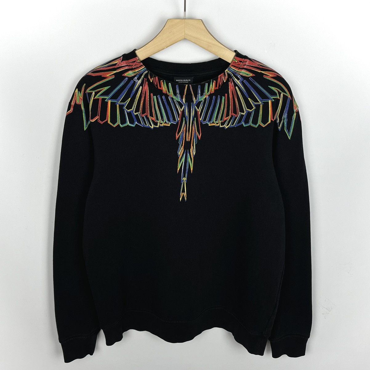 Designer Marcelo Burlon Wings Logo Sweatshirt