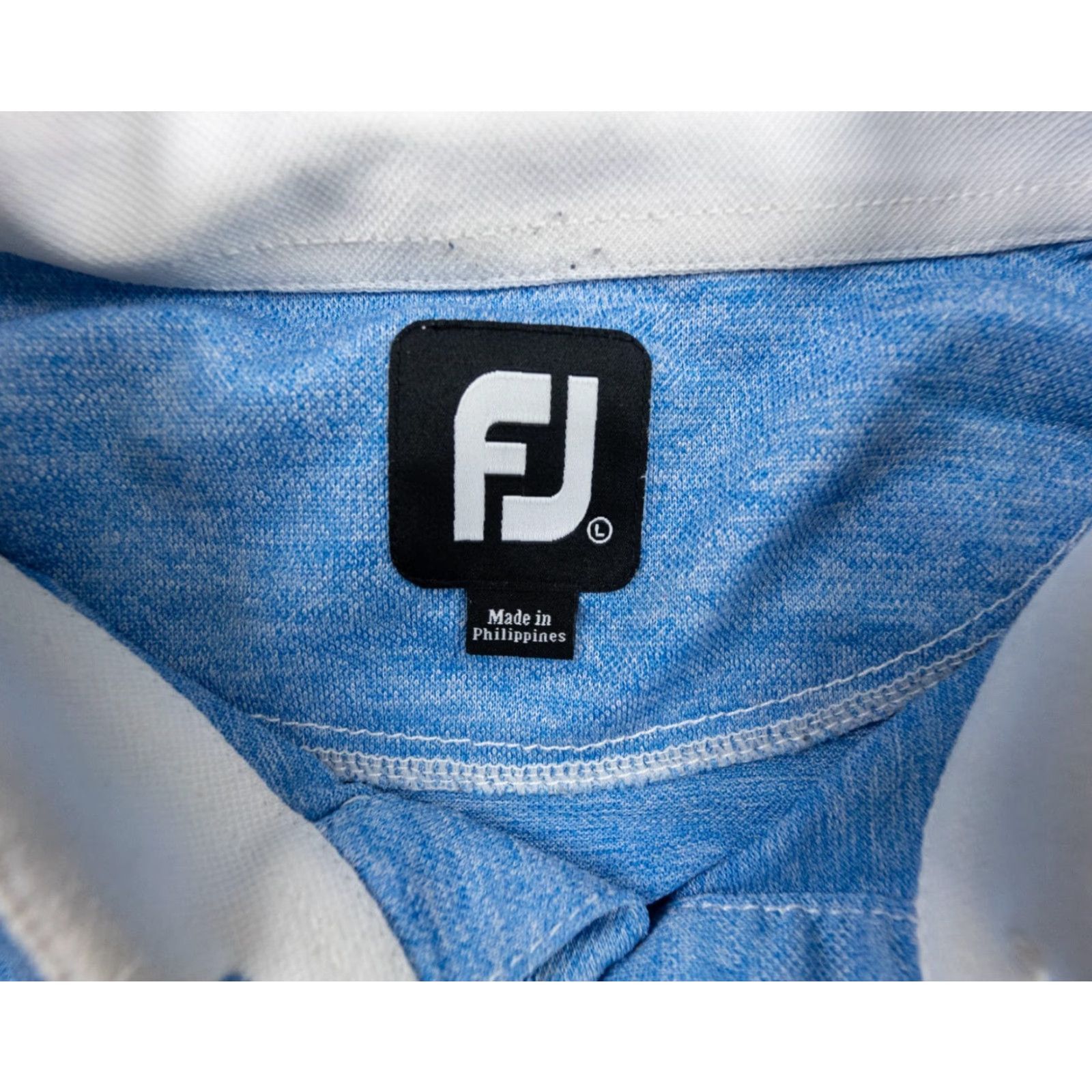 Footjoy FootJoy Polo Shirt Men's Large Blue Short Sleeve Collared FJ Golf Pocket Size US L / EU 52-54 / 3 - 7 Thumbnail