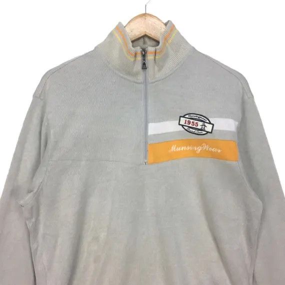 Grand Slam Vtg 90' Grandslam MUNSINGWEAR Tennis Quarter Zip Sweatshirt Size US L / EU 52-54 / 3 - 2 Thumbnail