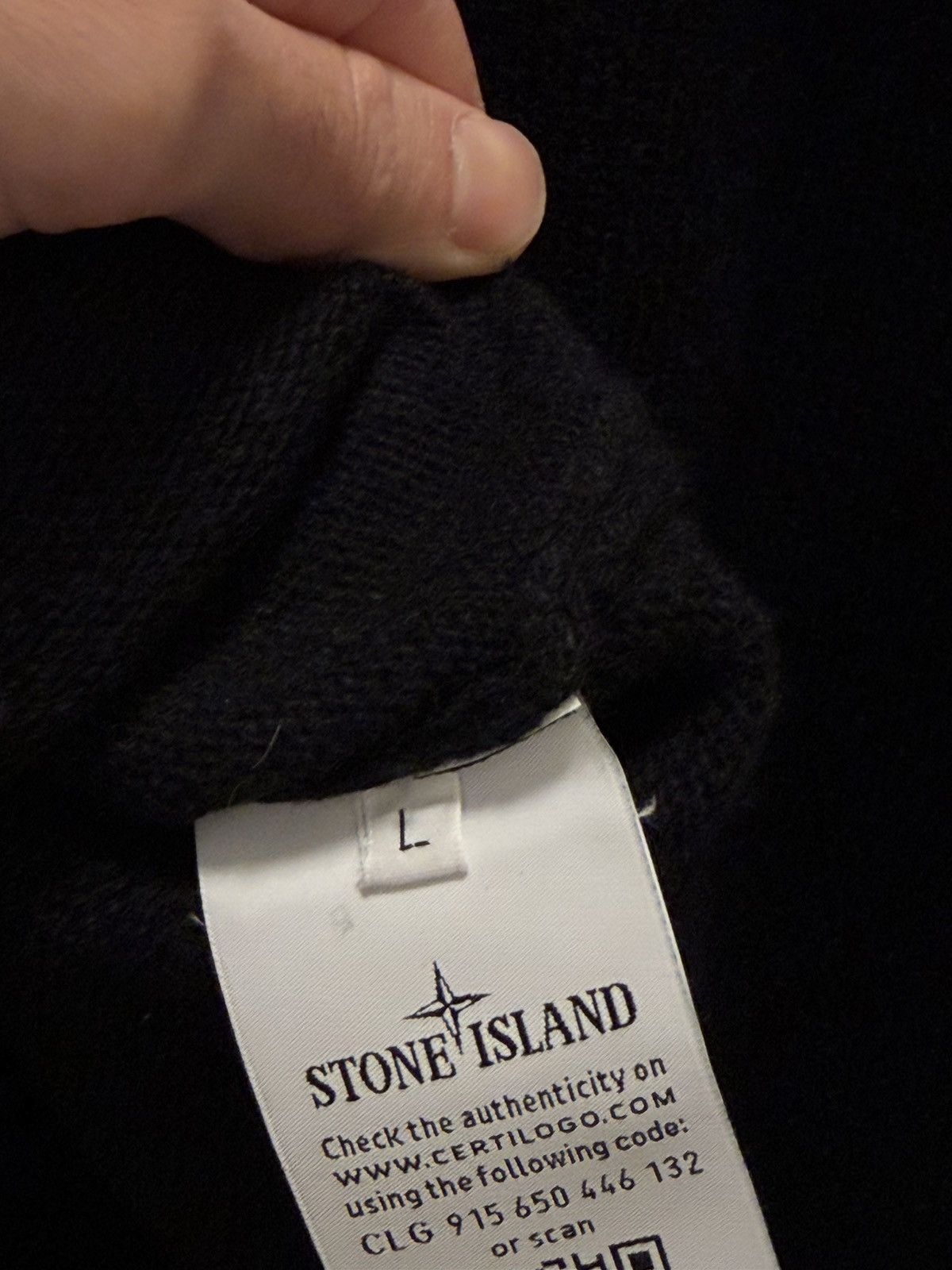 Stone Island Stone Island FW18 - Black Mock Neck Size US L / EU 52-54 / 3 - 6 Thumbnail