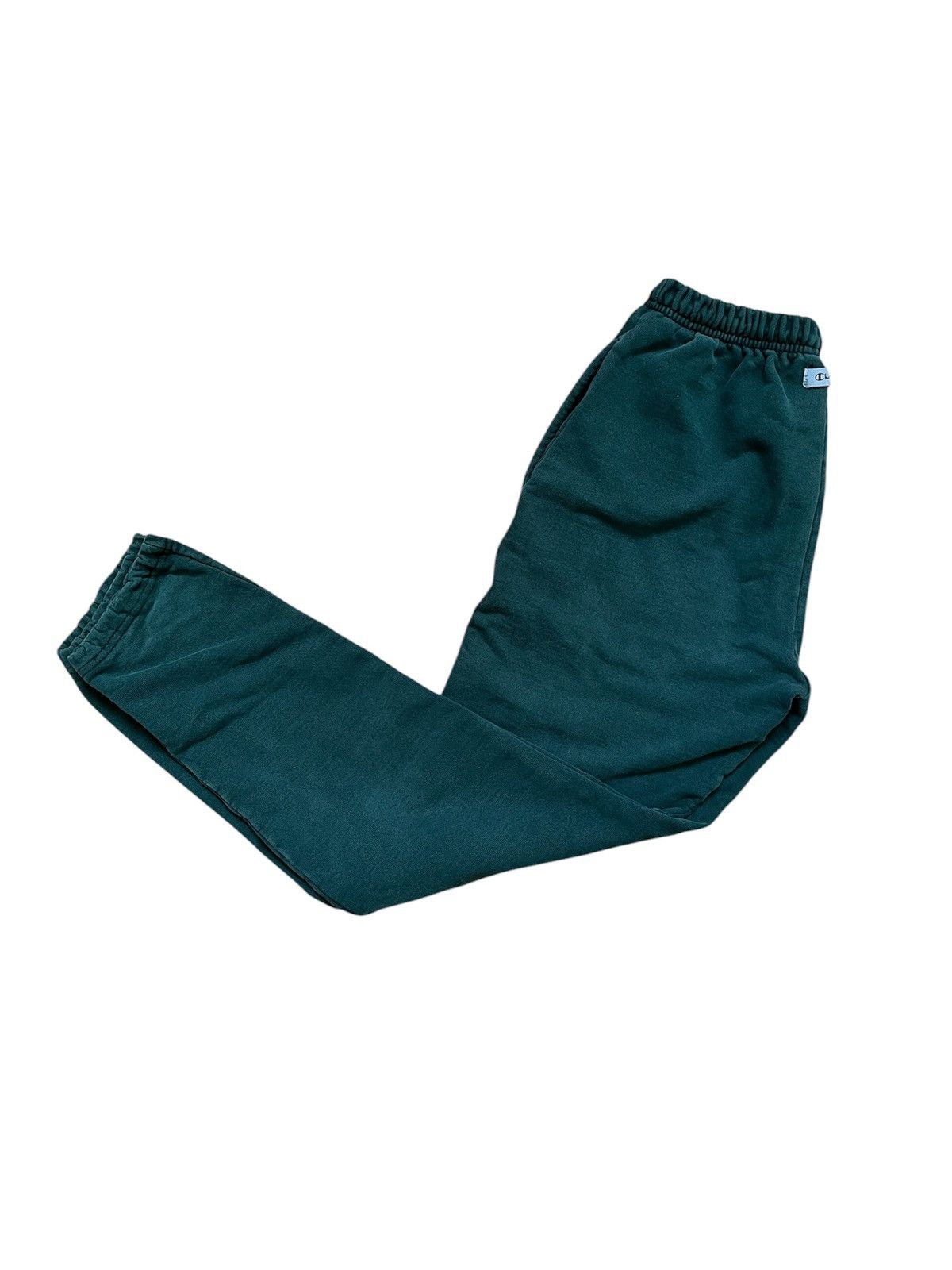 Champion Vintage 90s Champion Forrest Green Baggy Sweatpants Size 28" / US 6 / IT 42 - 1 Thumbnail