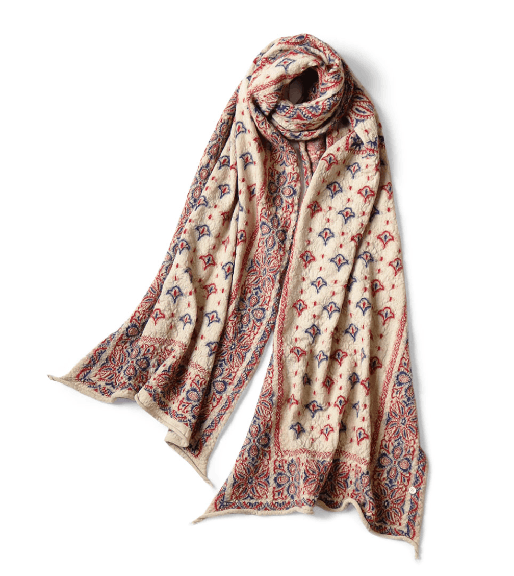 Kapital Shrinkable Wool Colorful BIG Mama Bandana Scarf Size ONE SIZE - 3 Thumbnail