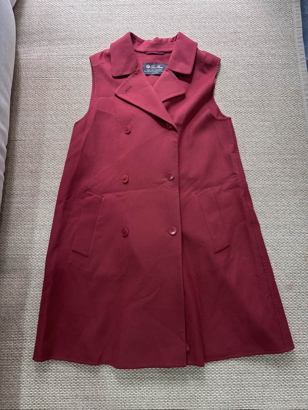 Loro Piana Loro Piana Virgin Wool Double Breasted Vest Size S Size S / US 4 / IT 40 - 1 Thumbnail