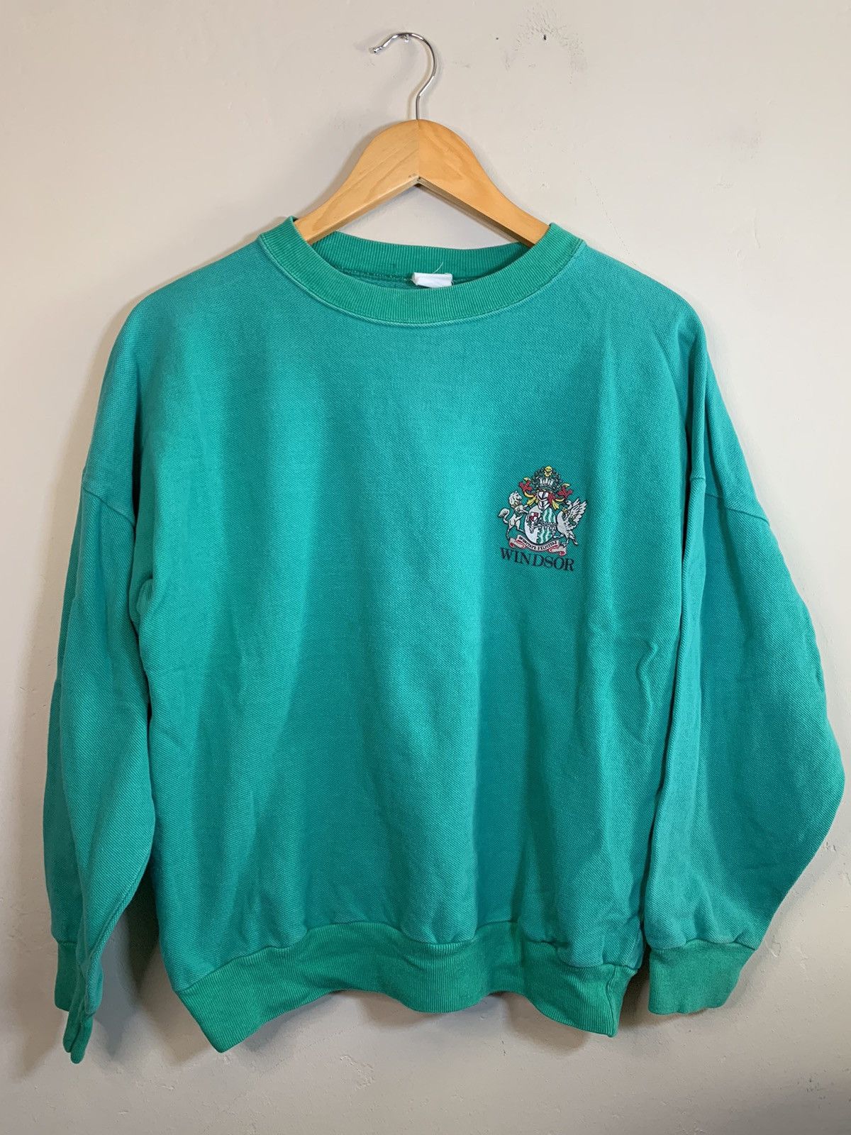 Designer × Vintage *RARE* Vintage Windsor Coat Of Arms Single Stitch Sweatshirt Size US M / EU 48-50 / 2 - 1 Thumbnail