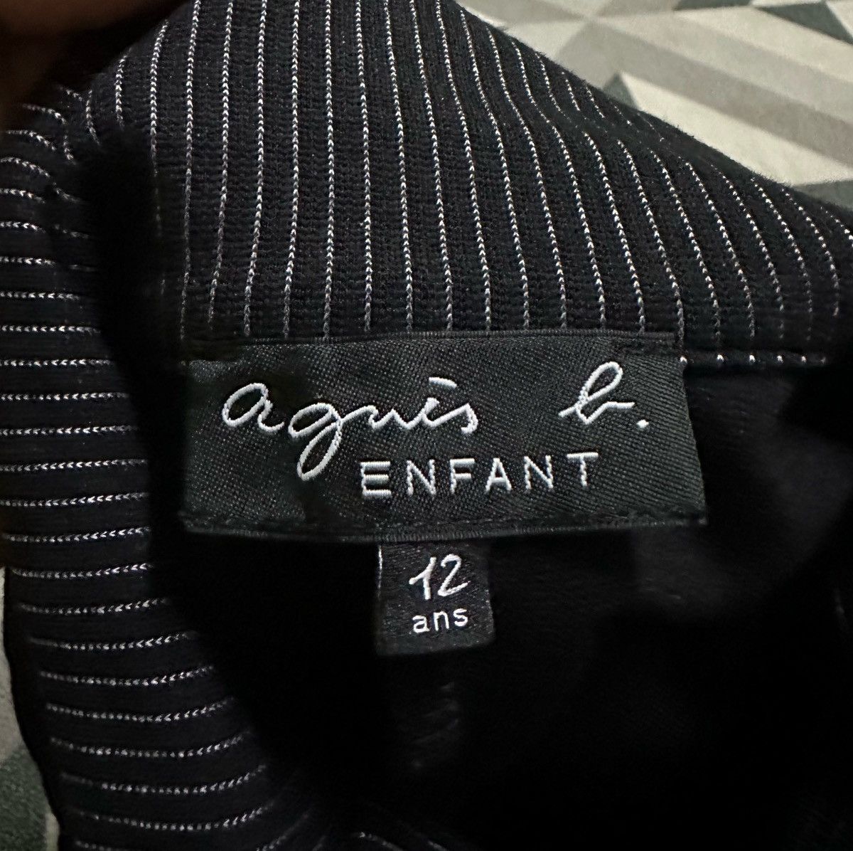 agnes b. agnès b. ENFANT black pinstripe blazer Size XS / US 0-2 / IT 36-38 - 6 Thumbnail