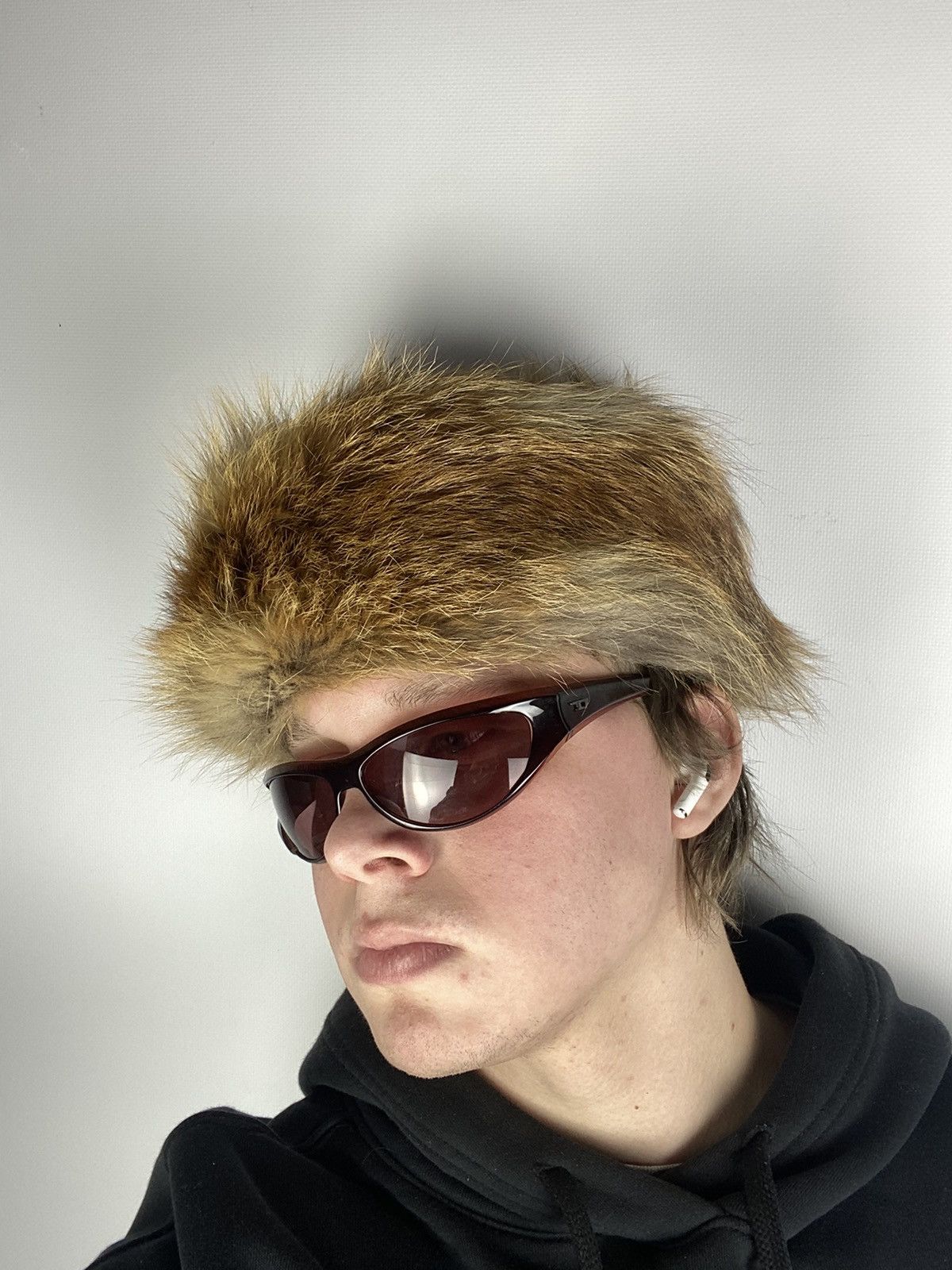 Hysteric Glamour Y2K Ushanka Fur Fuzzy Hat 90s Style Vintage ifsixwasnine Size ONE SIZE - 1 Thumbnail