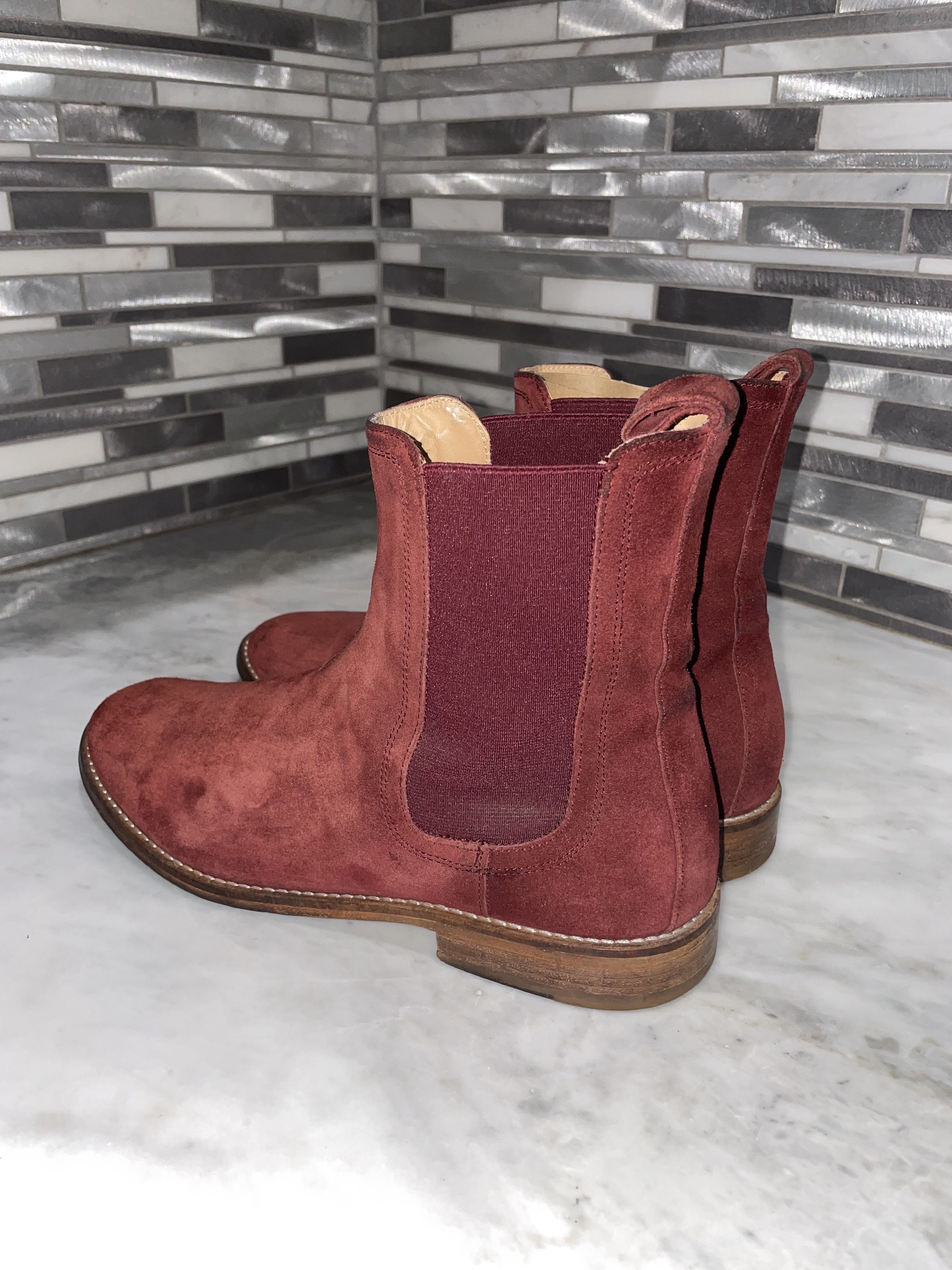 Represent Clo. Represent Chelsea Suede Leather Boot Merlot Size US 8 / EU 41 - 6 Thumbnail