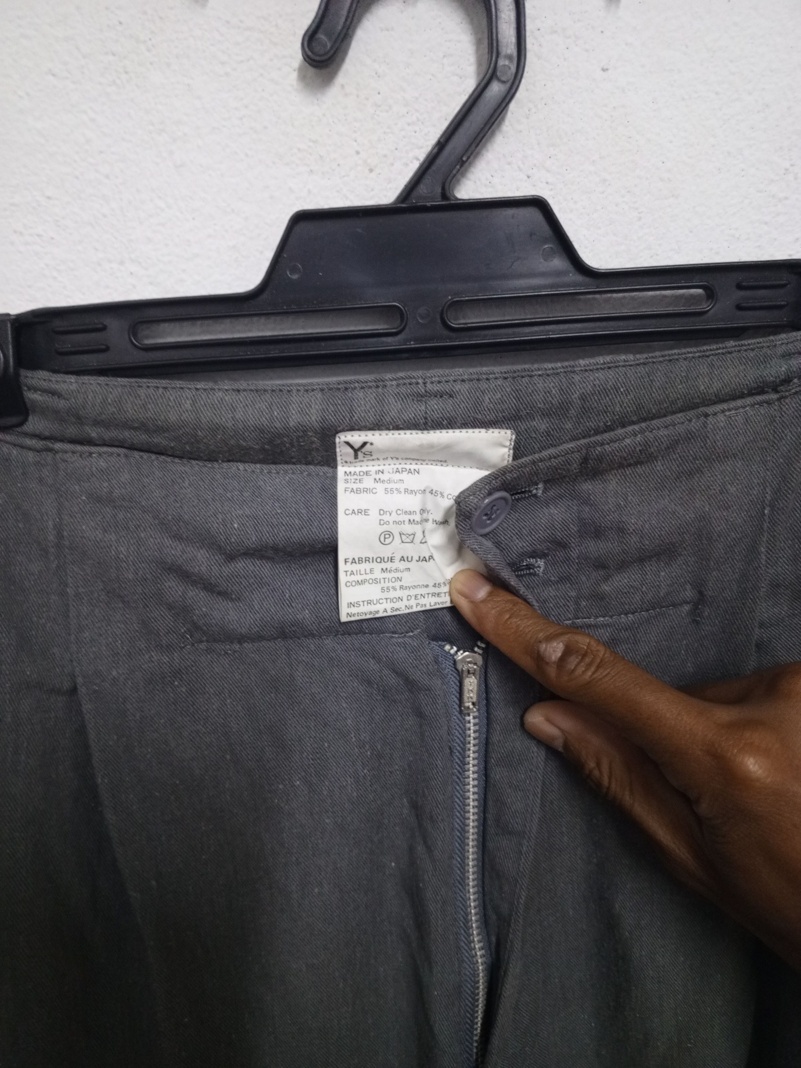 Yohji Yamamoto classic y's Japan grey Size US 27 - 7 Thumbnail