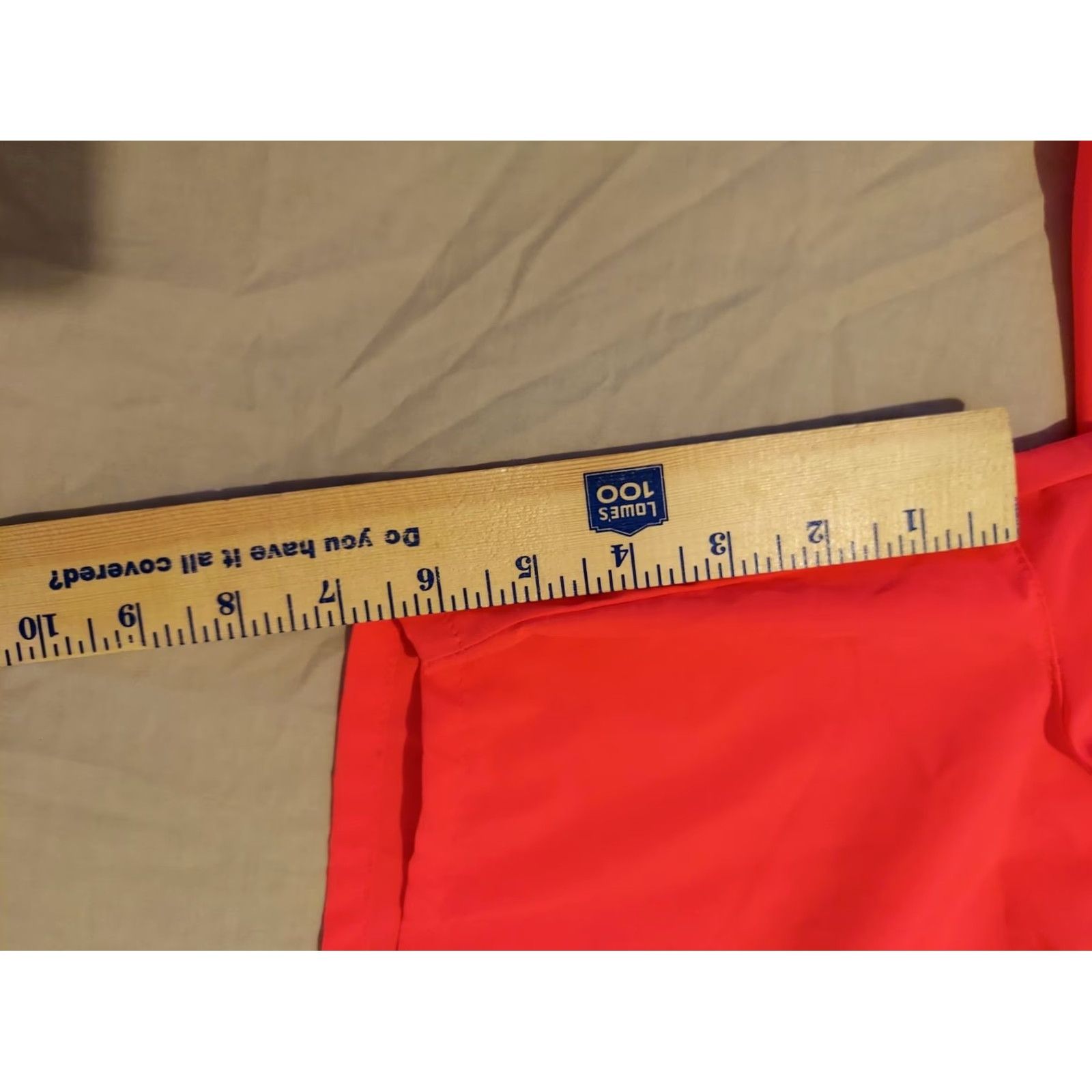 Nike Nike Shorts 2XL Orange Athletic Gym Workout Mens Shorts Regular Fit Elastic Waist Drawstring Pockets Sport Activewear Summer Spring Size US 39 - 6 Thumbnail