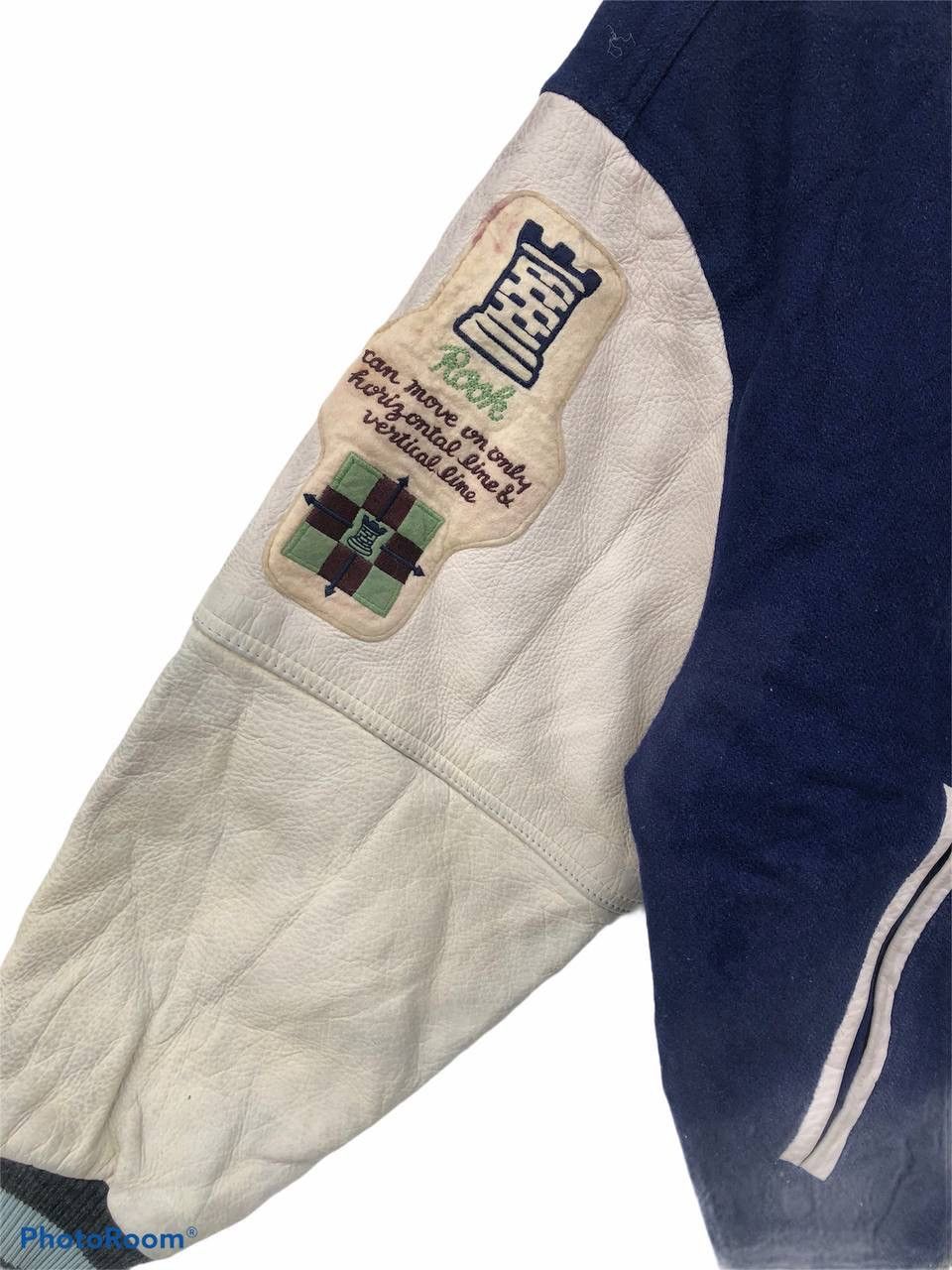ABAHOUSE Vintage 80s Abahouse Japan Varsity Jacket Wool Leather Size US L / EU 52-54 / 3 - 5 Thumbnail