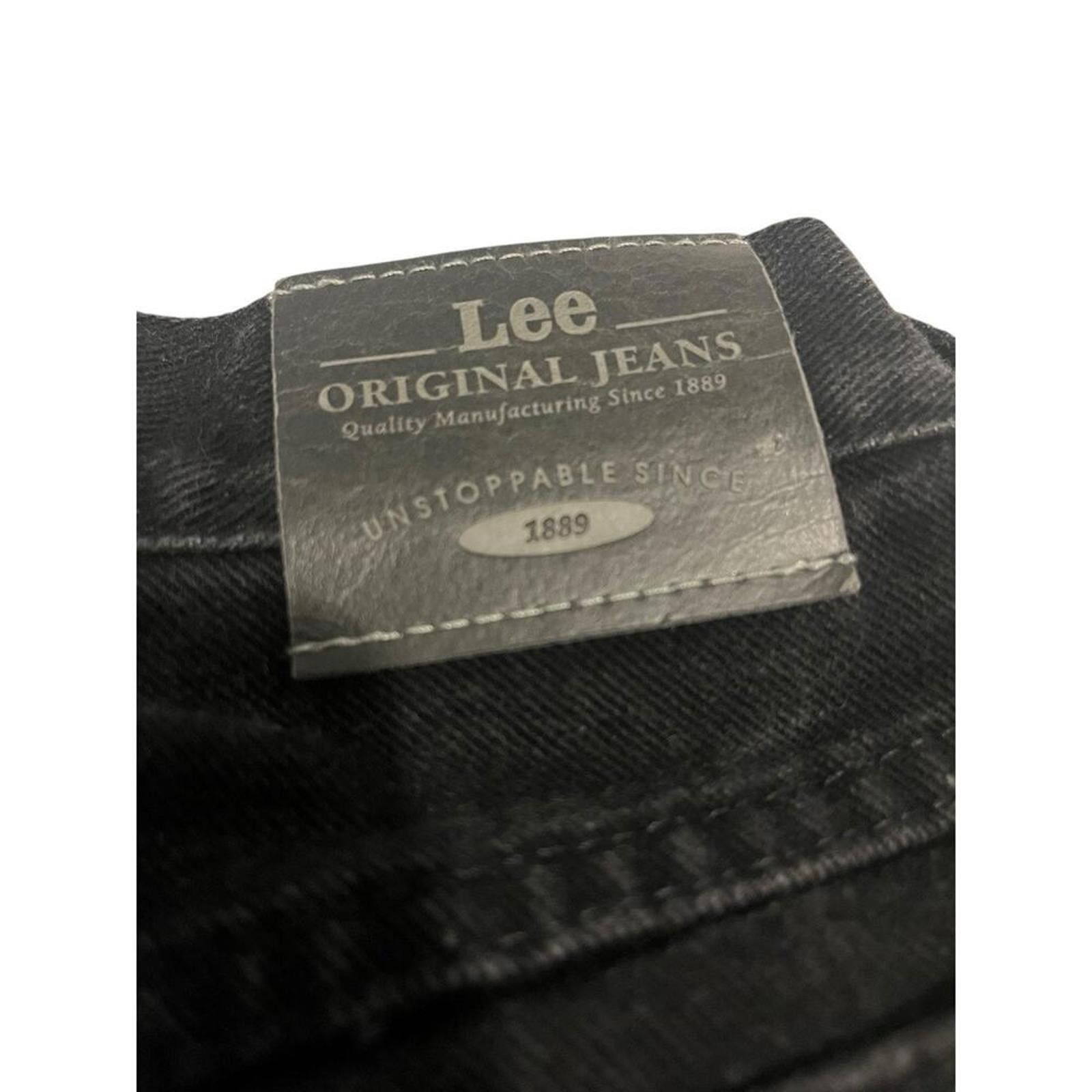 Lee Lee Women Black Jeans Sz 6P Moms Jeans Pre Owned Vtg Size 28" / US 6 / IT 42 - 7 Thumbnail