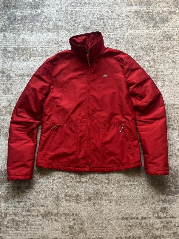 Lacoste Lacoste Fleece Jacket Sz 38 / M Red Size M / US 6-8 / IT 42-44 - 13 Thumbnail
