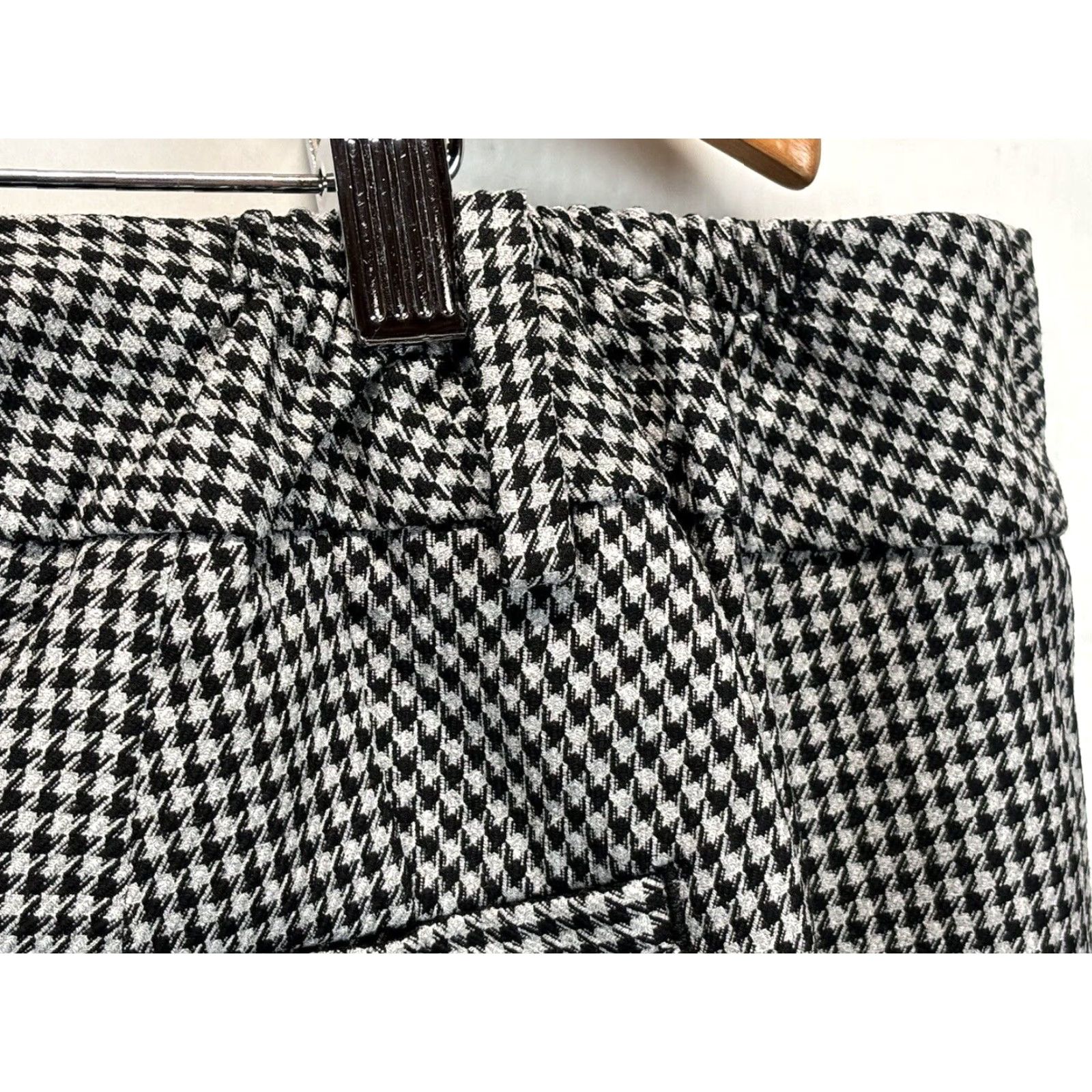 Talbots Talbots High Waist Hampshire Ankle Pants 22W Plus Houndstooth Stretch Size 40" / US 18 - 5 Thumbnail