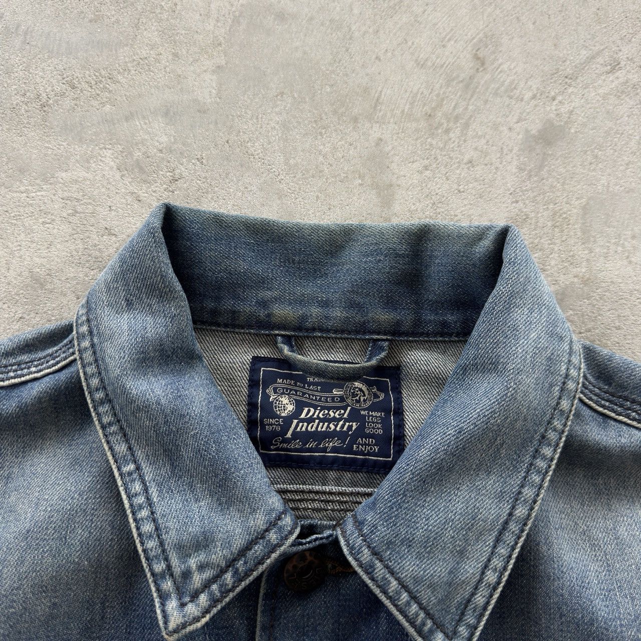 Diesel Diesel Industry Wash Denim Trucker Jacket Indigo Blue Size US L / EU 52-54 / 3 - 5 Thumbnail
