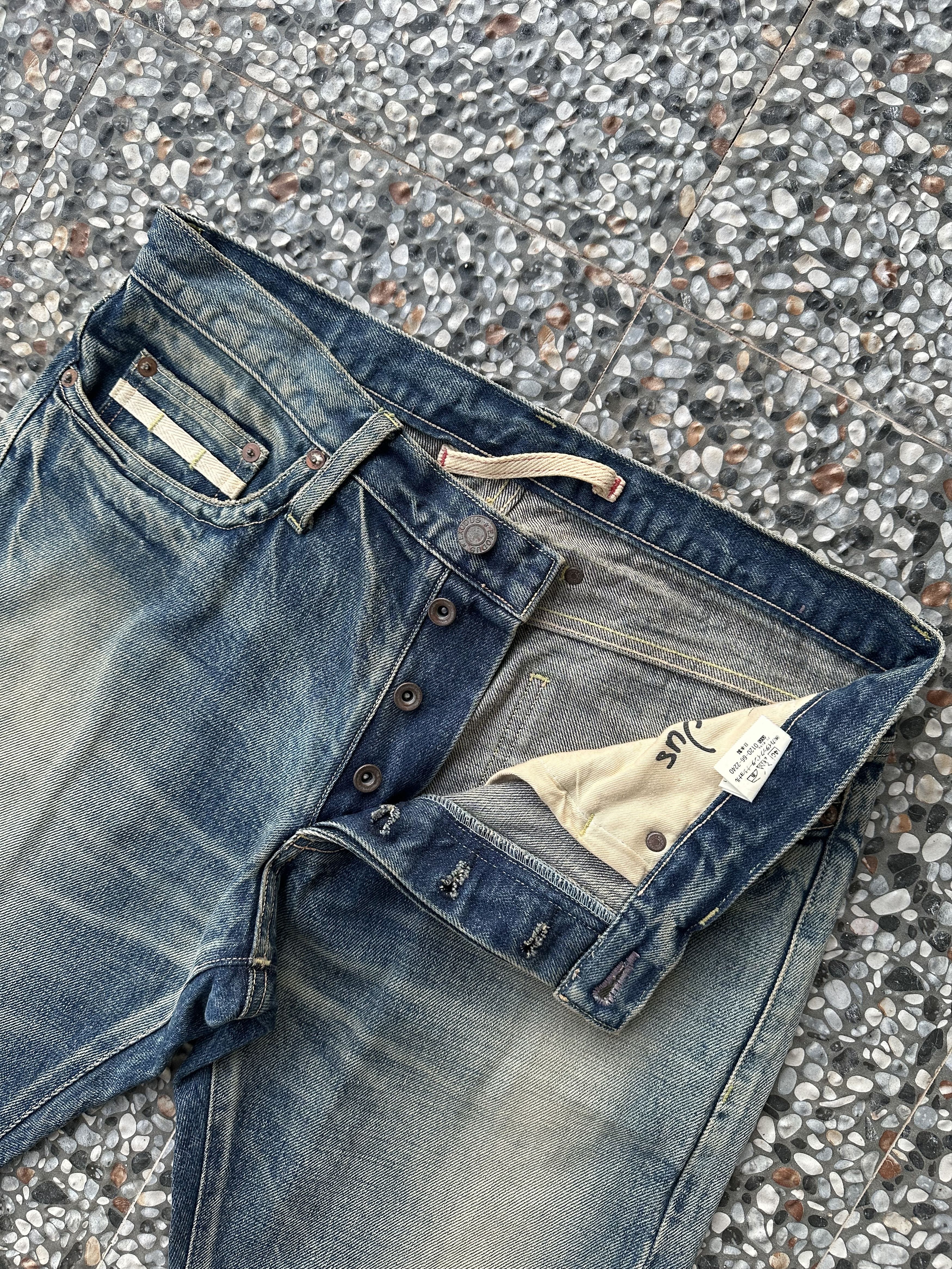 Exodus Vintage Japanese Brand Exodus Distressed Selvedge Denim Jean Size US 32 / EU 48 - 11 Thumbnail