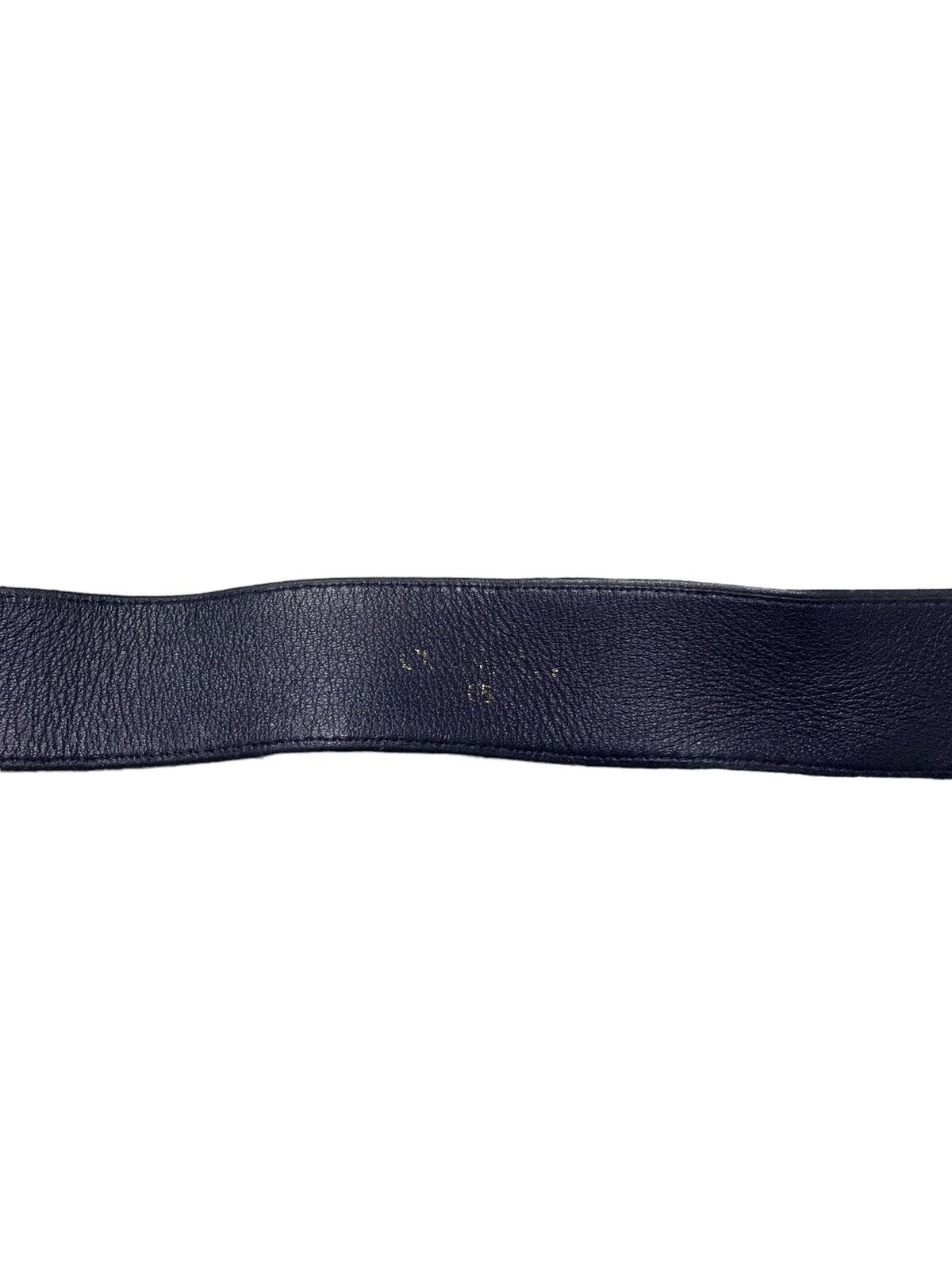 Christian Dior Monsieur × Dior Vtg Christian Dior CD Gold Pleated Interlocking Leather Belt Size ONE SIZE - 7 Thumbnail