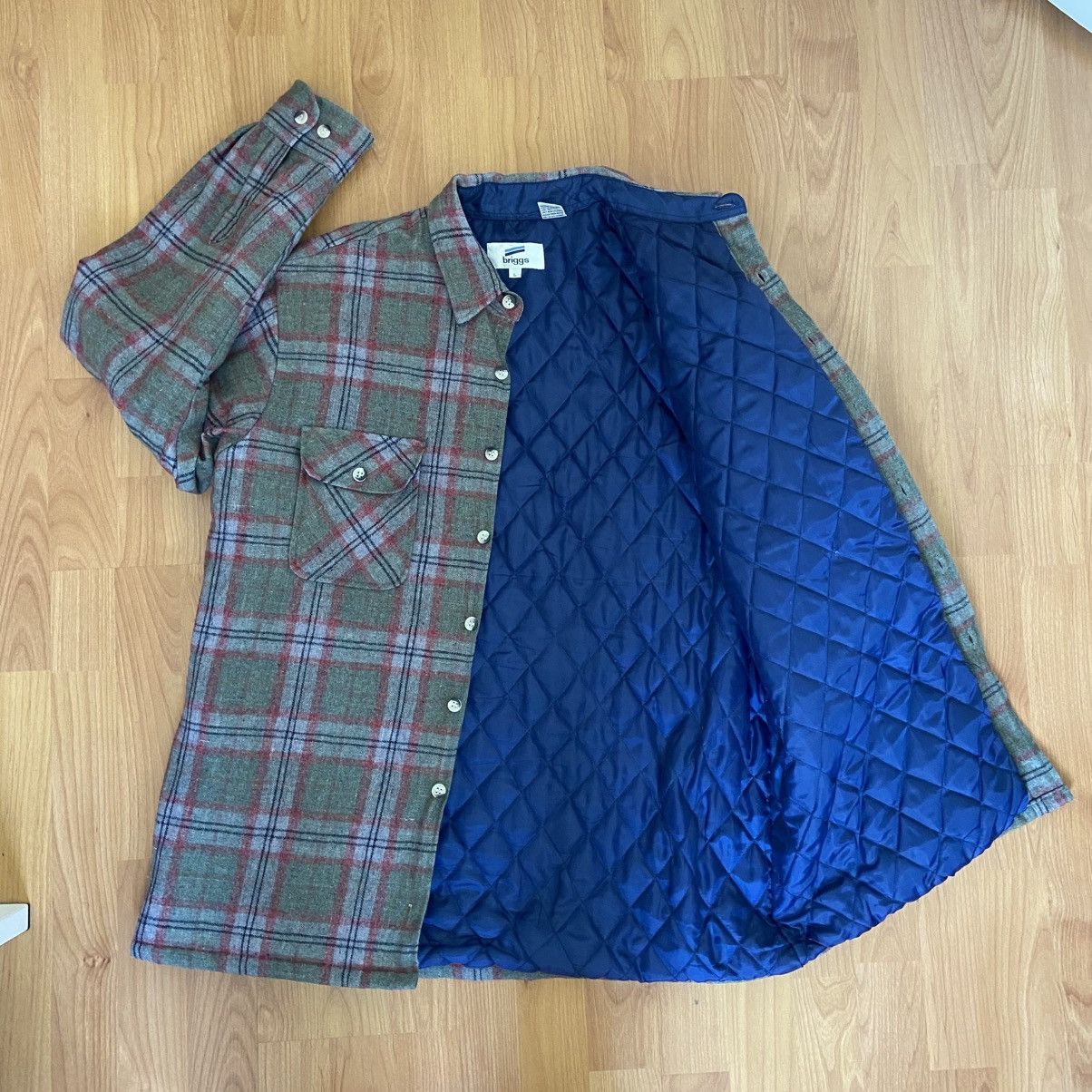 Vintage Vintage Briggs Men’s Lined Flannel Jacket Size Large Size US L / EU 52-54 / 3 - 3 Thumbnail