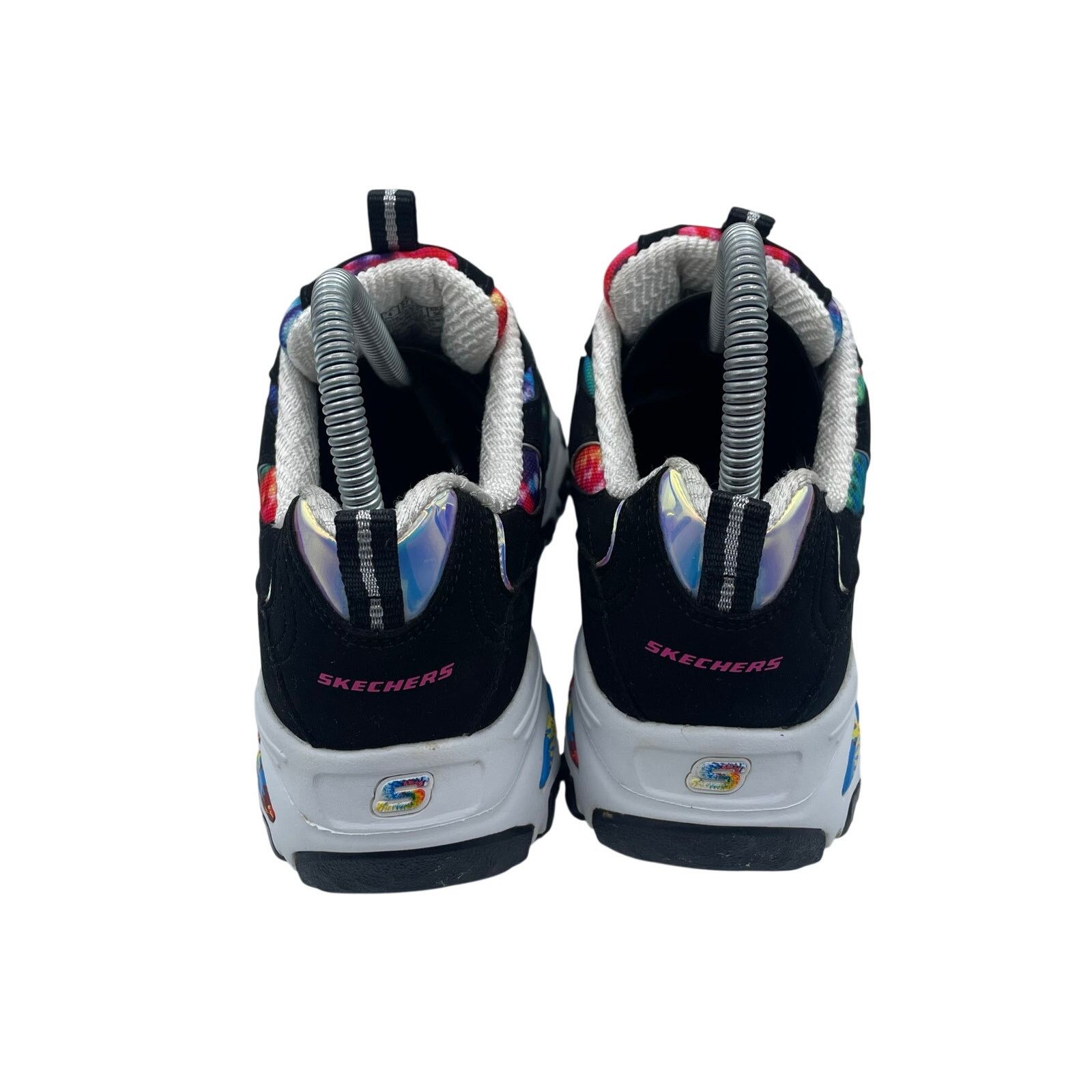 SKECHERS Skechers D’Lites Summer Fiesta Black Shoes Womens 7 Wide Size US 7 / IT 37 - 3 Thumbnail
