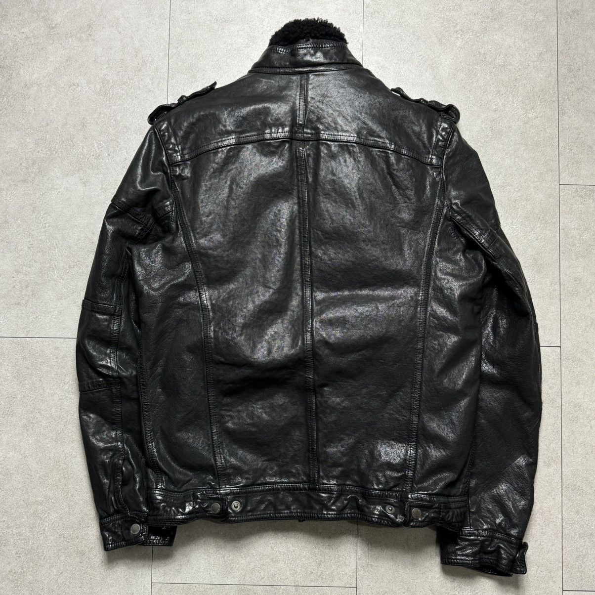 Neil Barrett Neil Barrett Shearling Fur Buffalo Leather Jacket Size US S / EU 44-46 / 1 - 3 Thumbnail