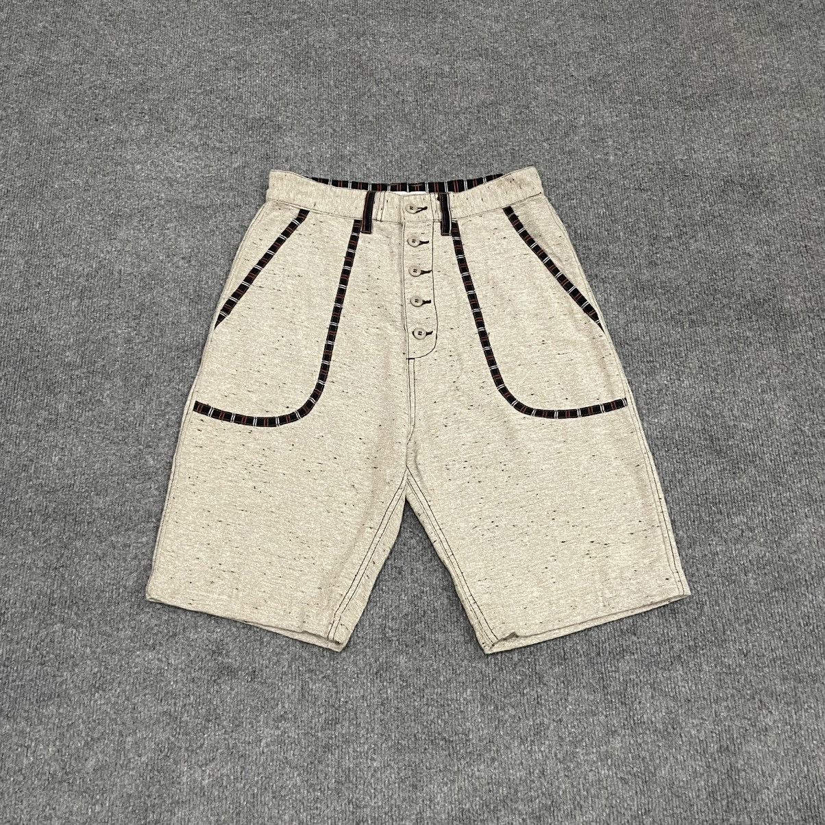 Issey Miyake Issey Miyake Né-net Nep Tweed Button Fly Shorts Size US 27 - 1 Thumbnail