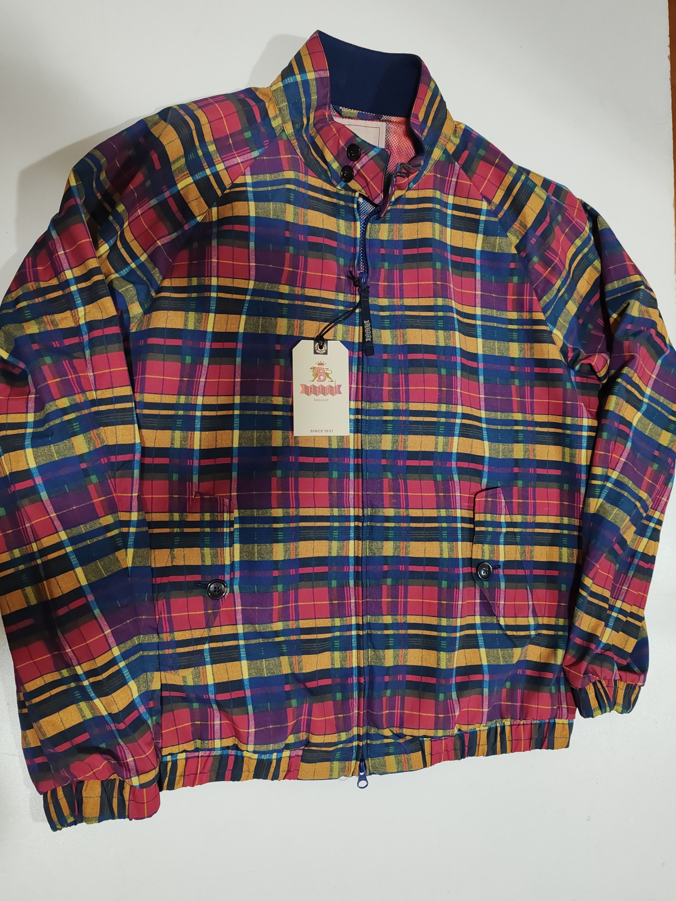 Baracuta Blouson Bordeaux aviateur G9 Pattern Nylon/Baracuta Tg:44 Size US L / EU 52-54 / 3 - 9 Thumbnail