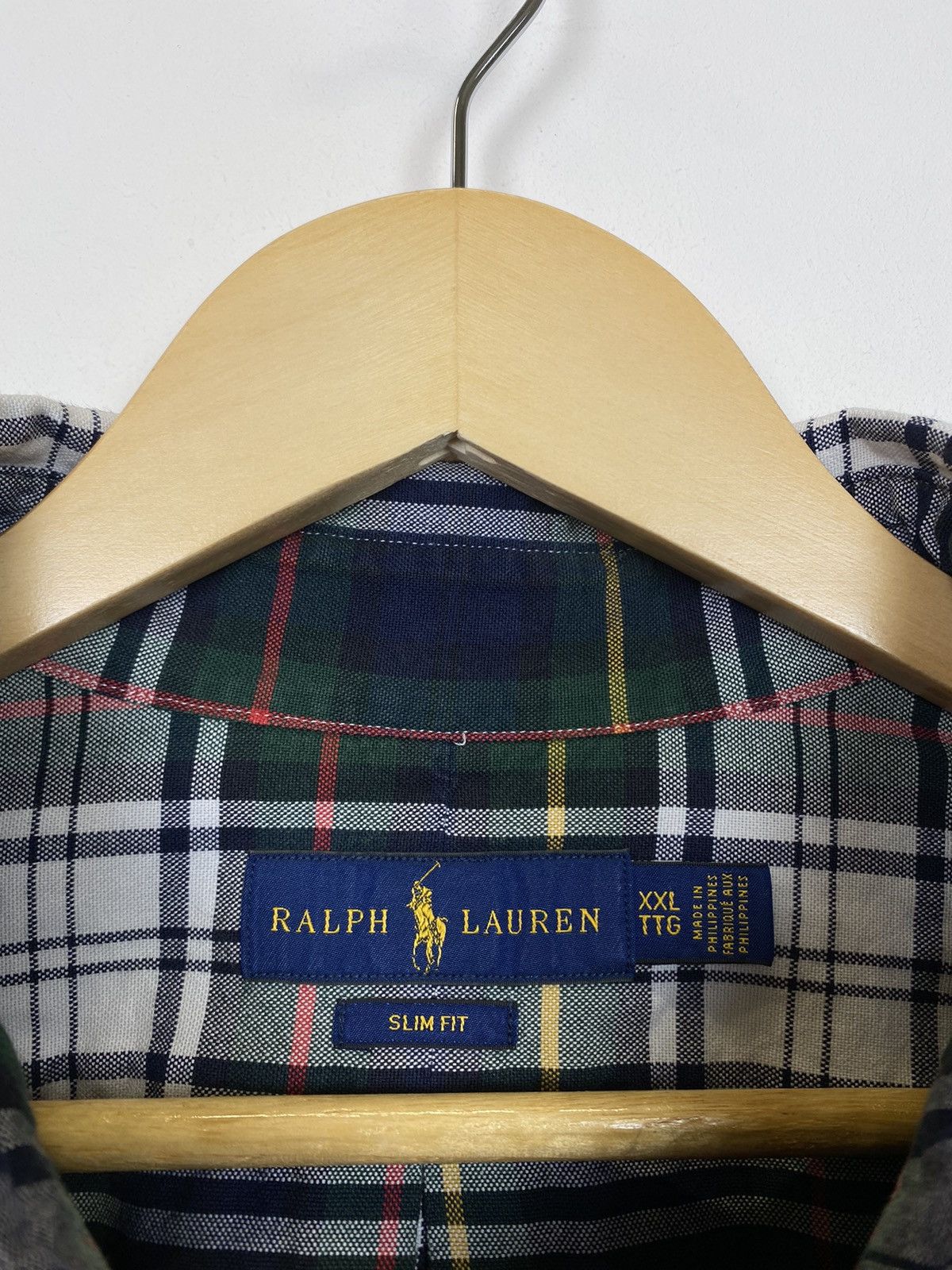 Polo Ralph Lauren Vintage Ralph Lauren Plaid Slim Fit Shirt Men’s Size XXL Size US XXL / EU 58 / 5 - 5 Thumbnail