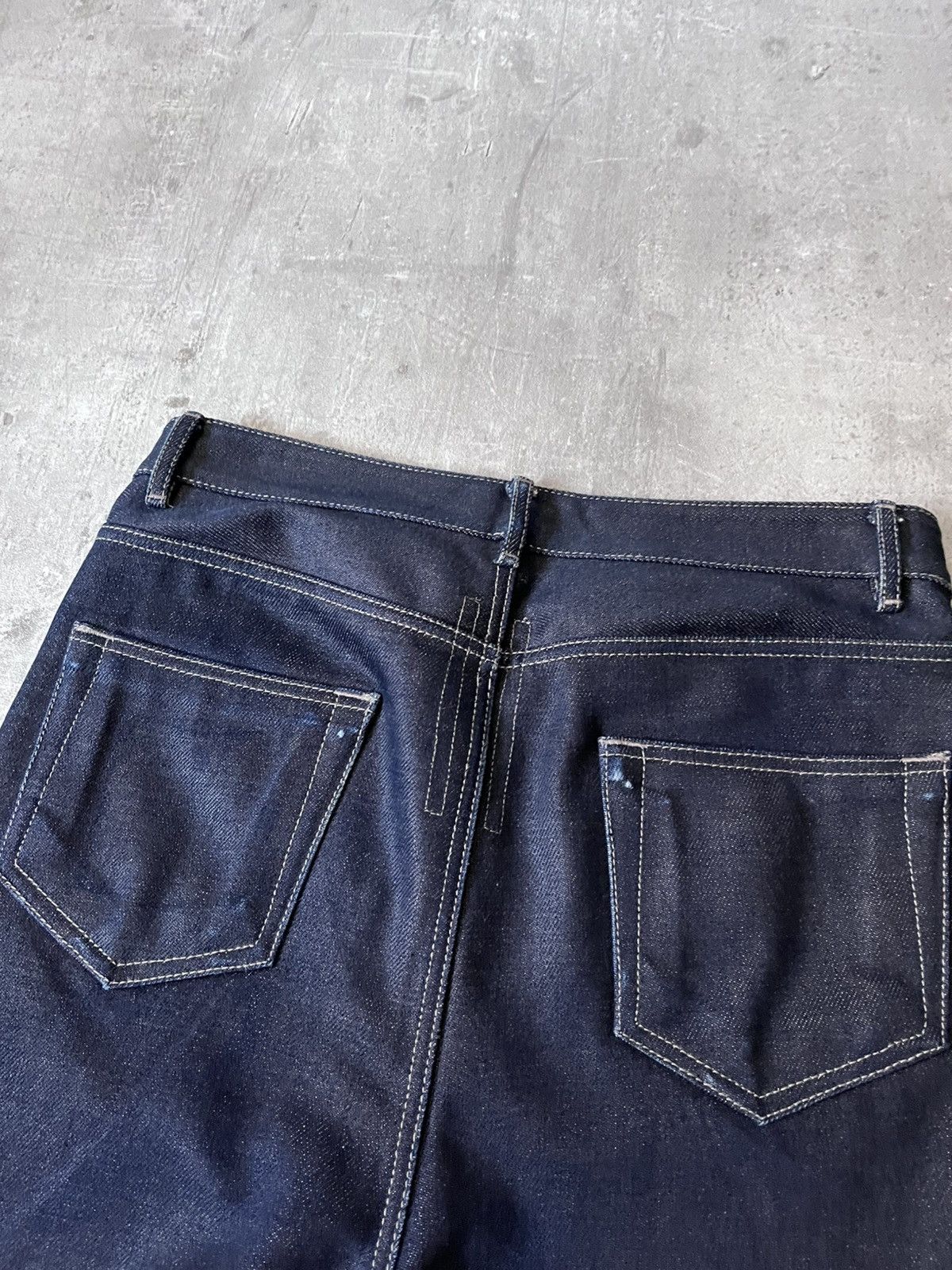 Rick Owens Rick Owens F/W 18 Sisyphus selvedge denim jeans navy Size US 31 - 13 Thumbnail